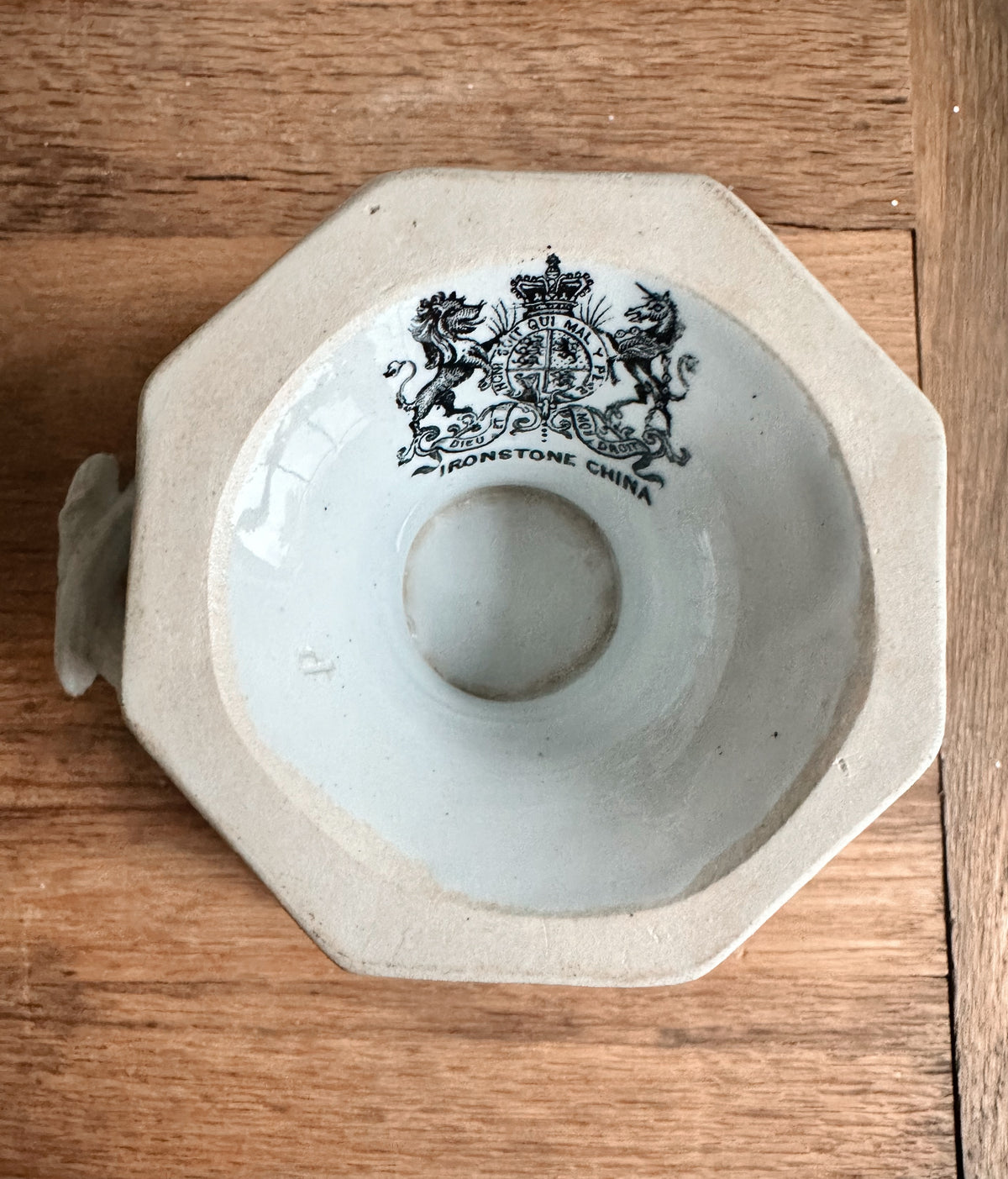Antique Ironstone Sauce Tureen