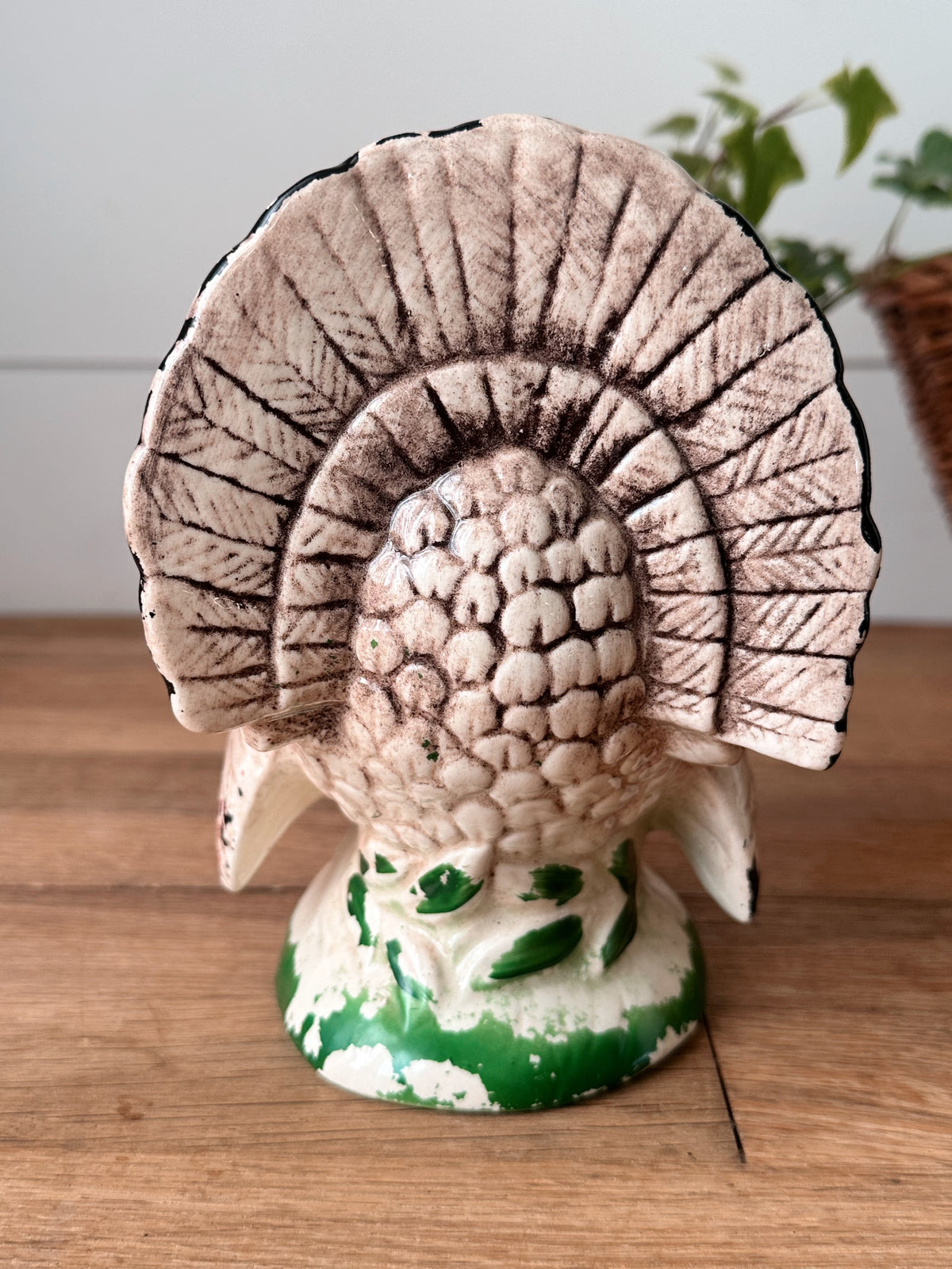 Vintage Turkey Planter