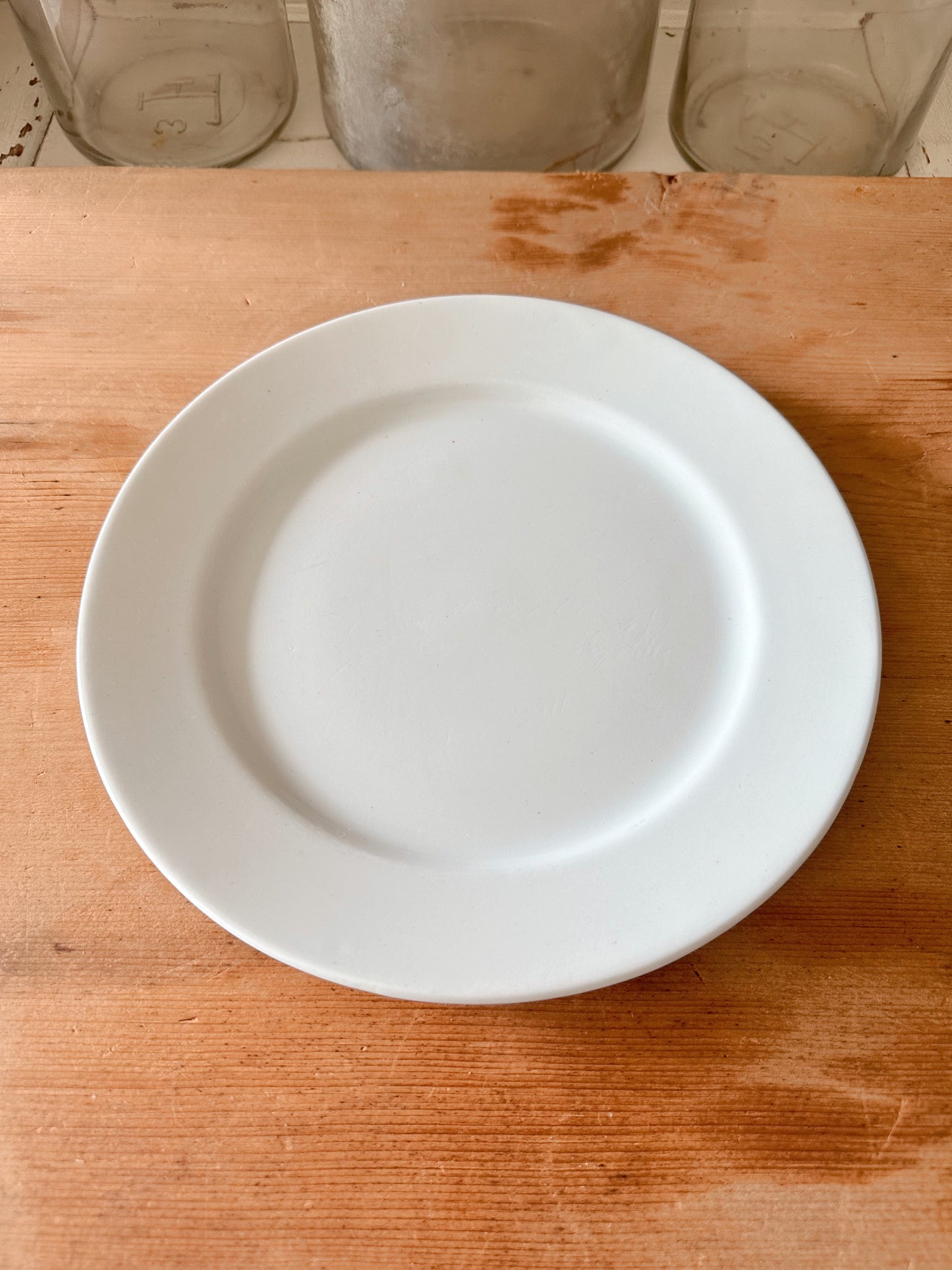 Stack of Four Antique Ironstone Plates