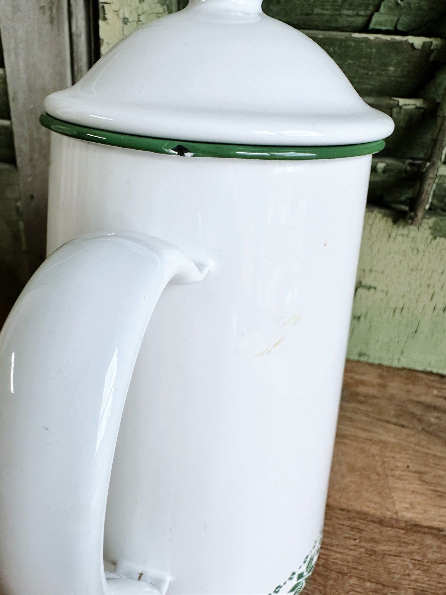 Vintage Ralph Lauren Enamelware Coffee Pot