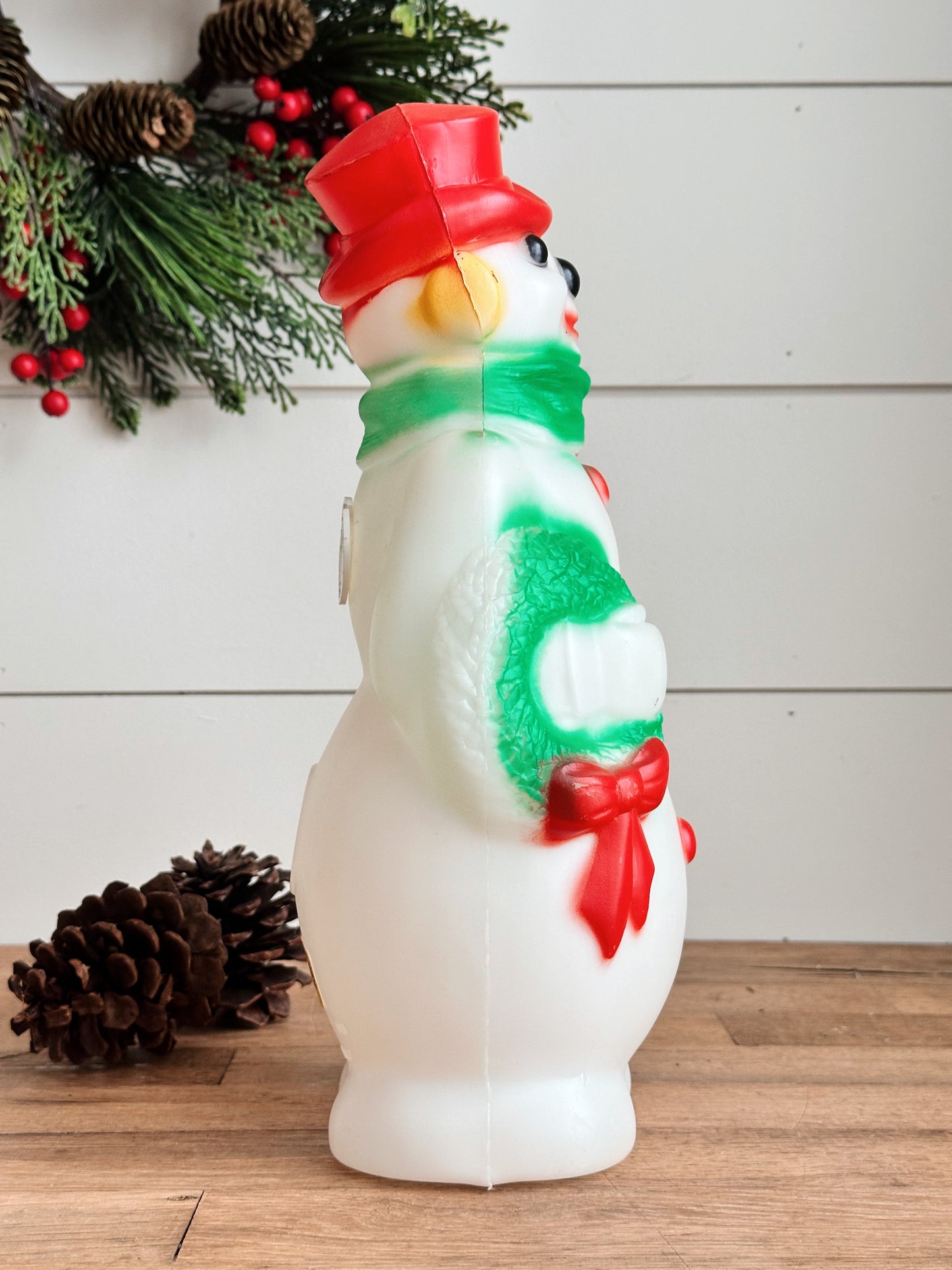 Vintage Empire Snowman Blow Mold