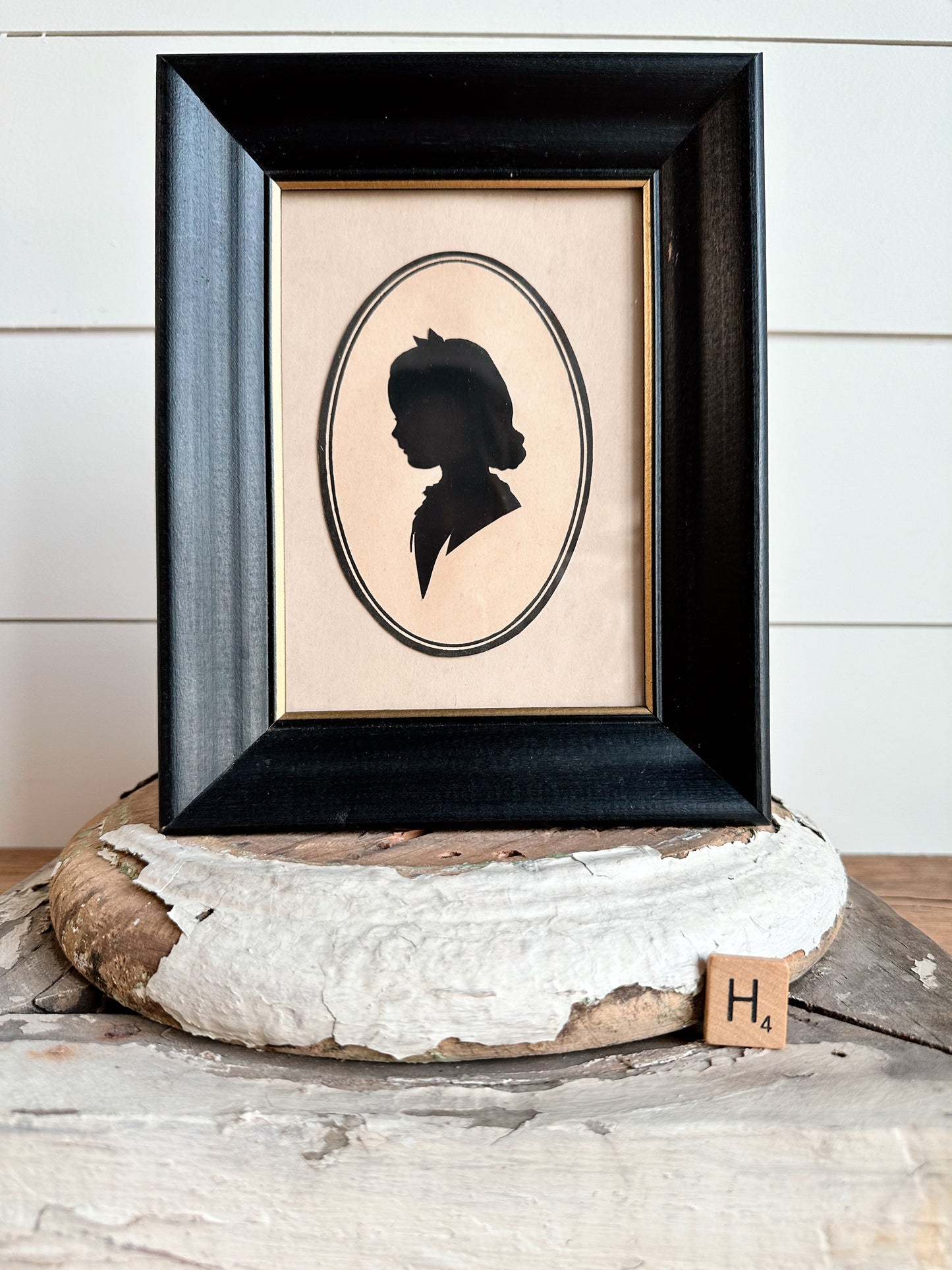 Vintage Hand Cut Silhouette