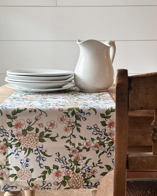 Garden Floral Table Runner