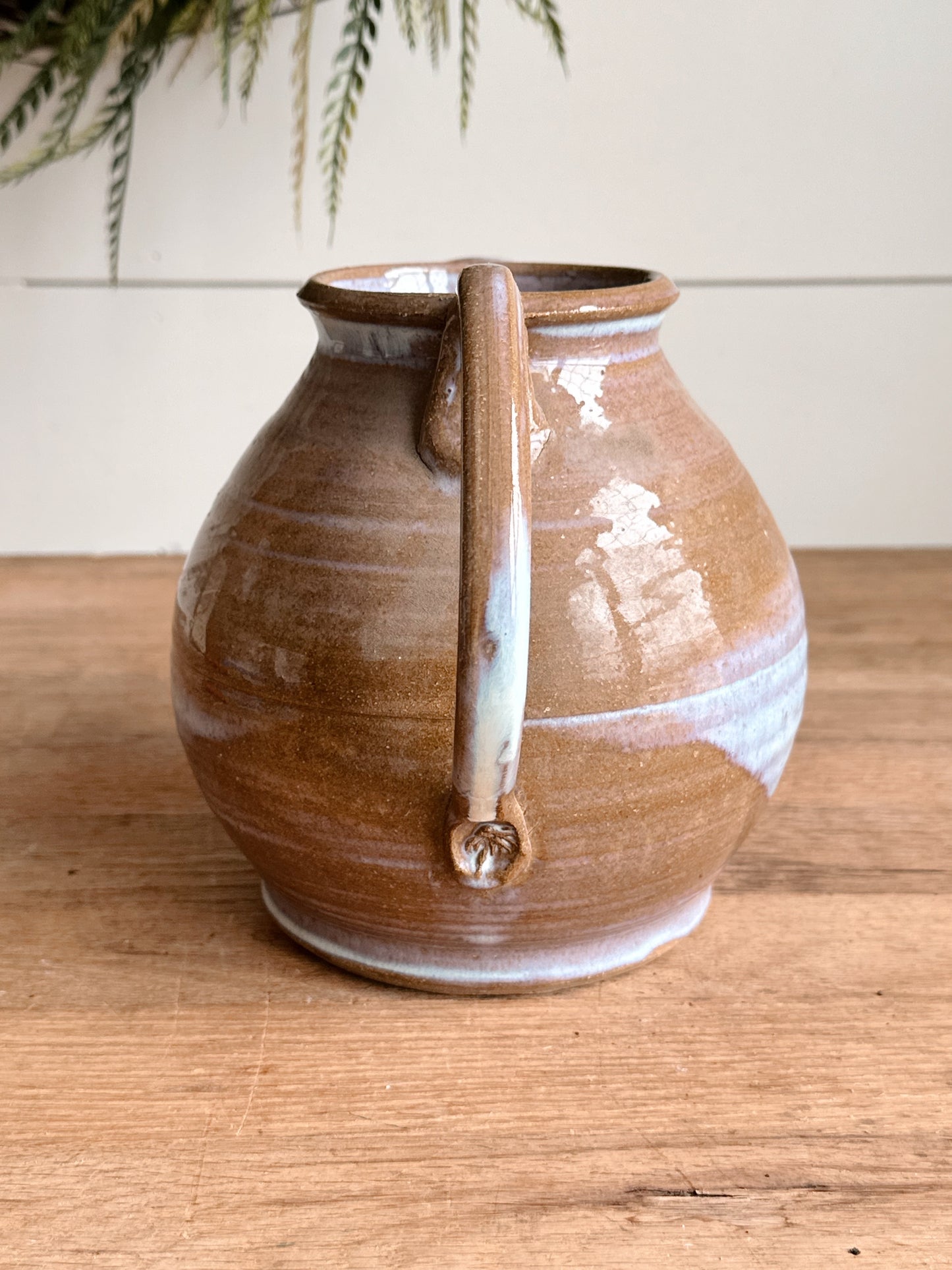 Found Hand Thrown Watering Jug