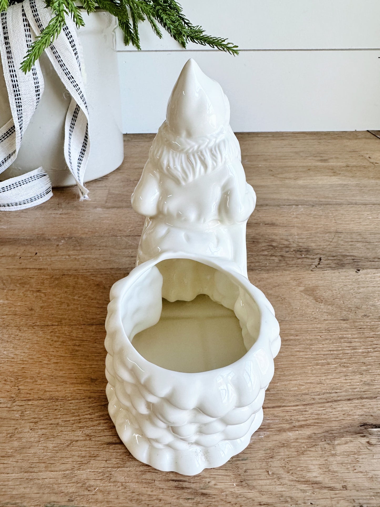 You Choose the Scent - Santa Planter Vintage Vessel Candle