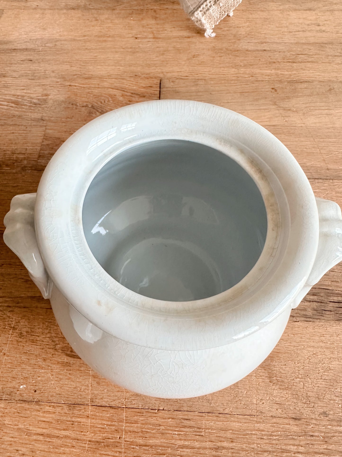 Antique T & R Boote Ironstone Sugar Pot