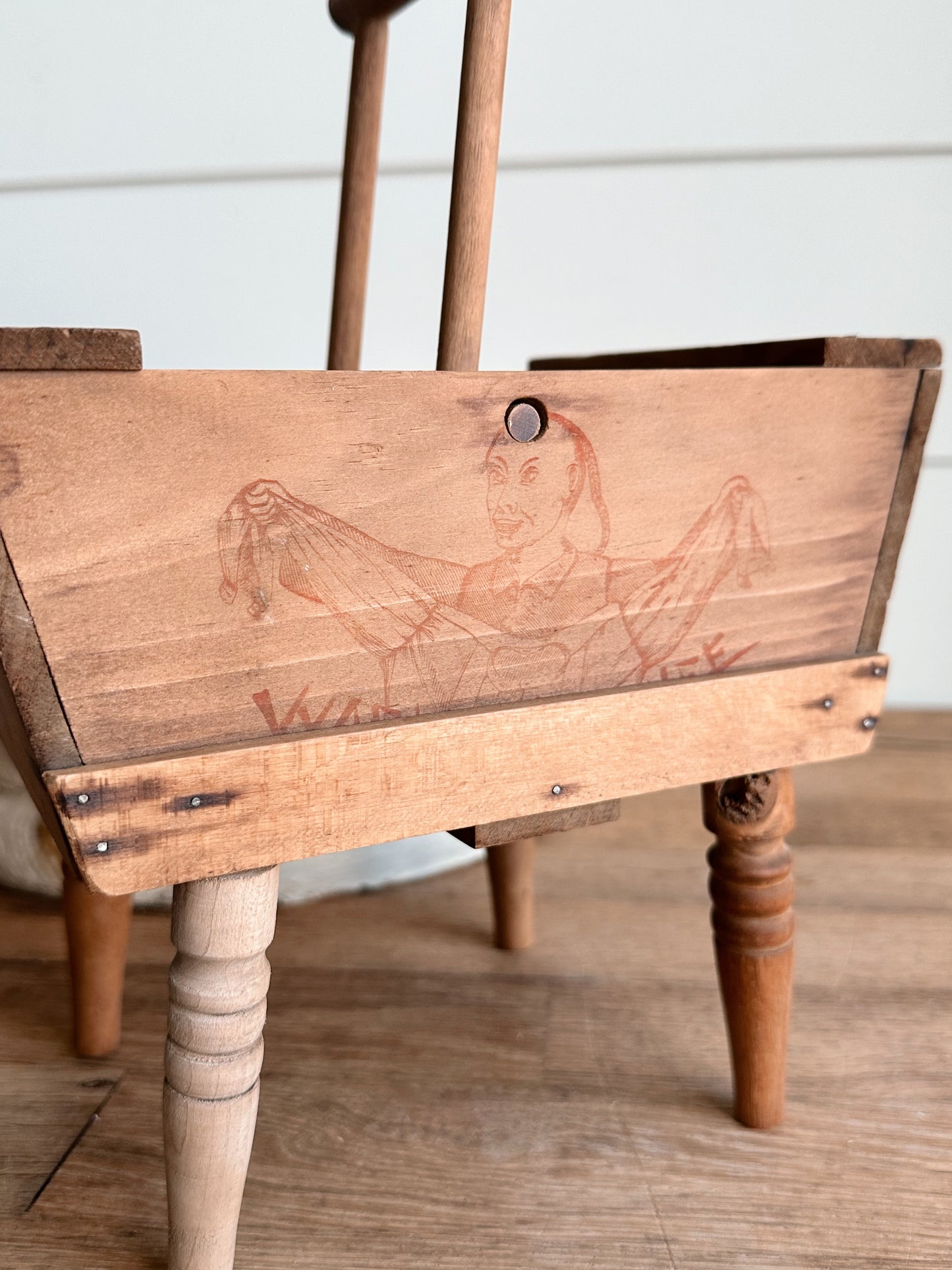 Collection of Antique Miniature Wood Laundry Items