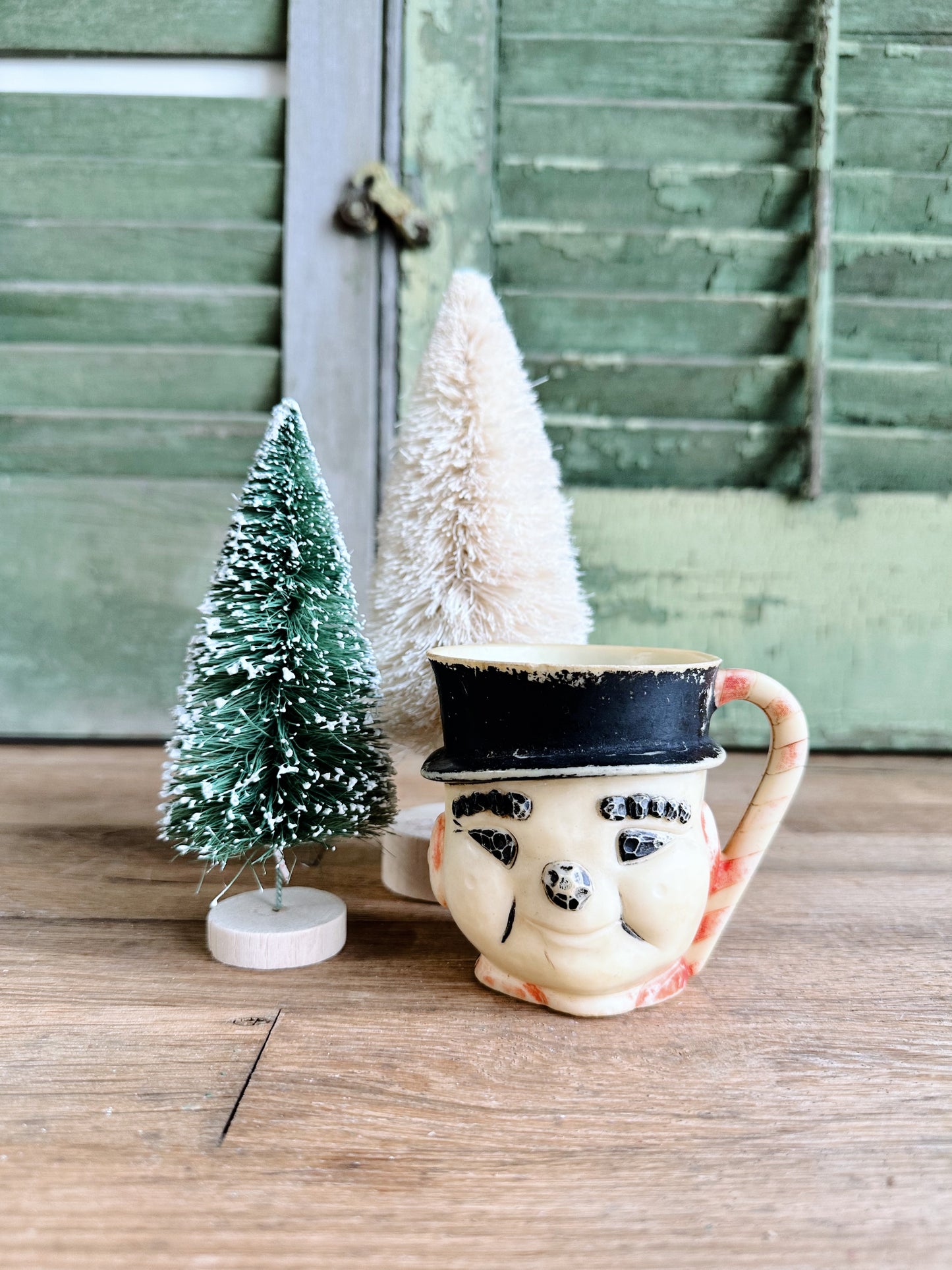 Vintage Snowman Cup