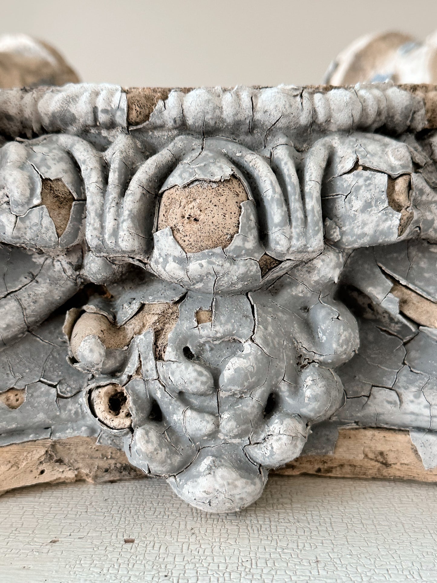 Beautiful Antique Plaster Capital