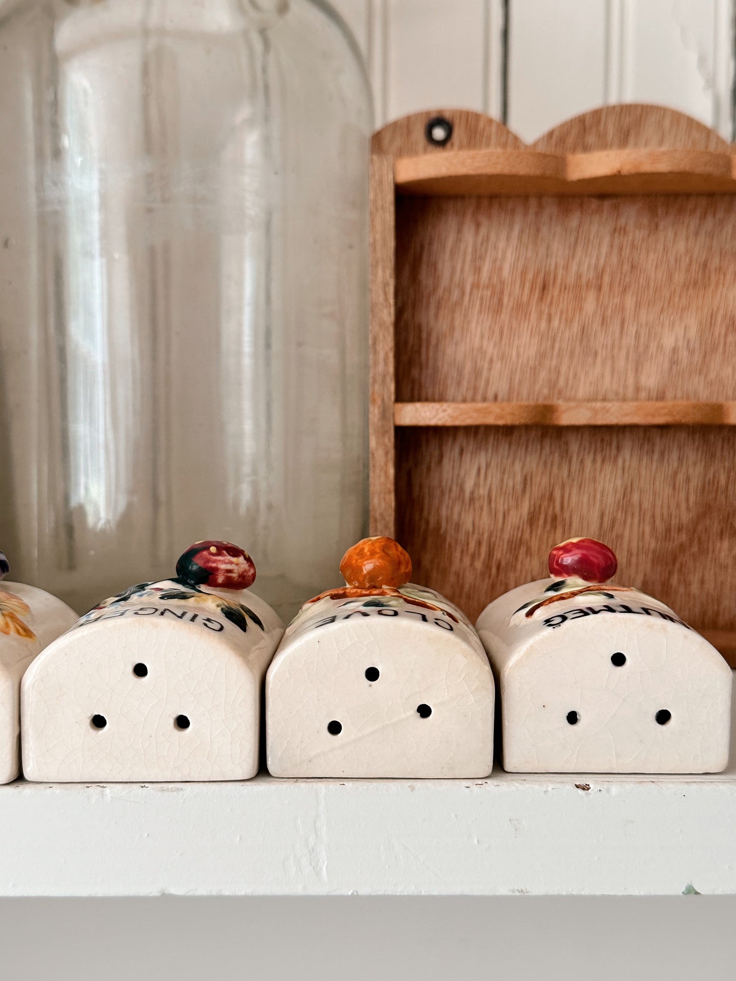 1940s Vintage Spice Rack