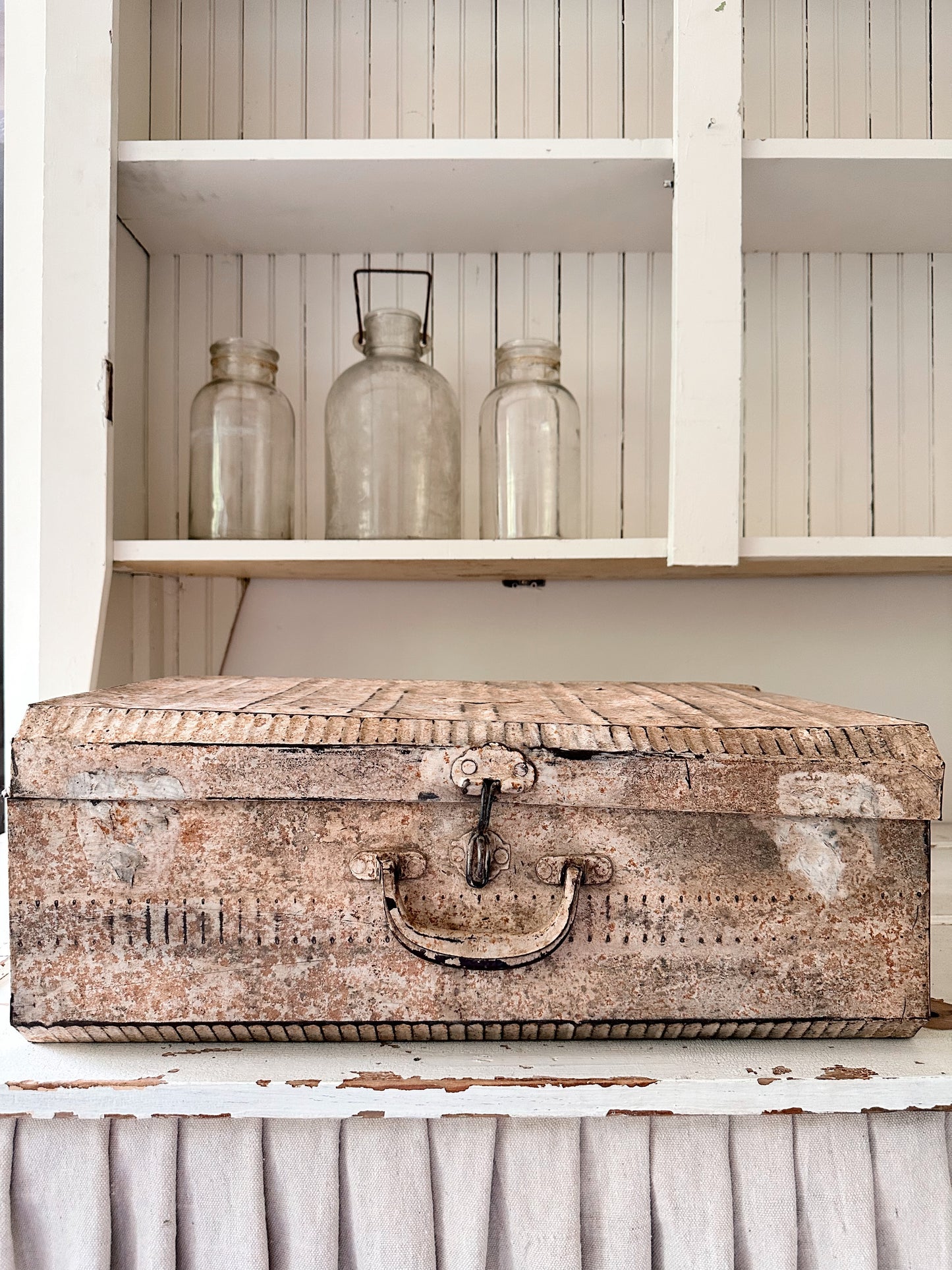 Beautiful Old Metal Trunk