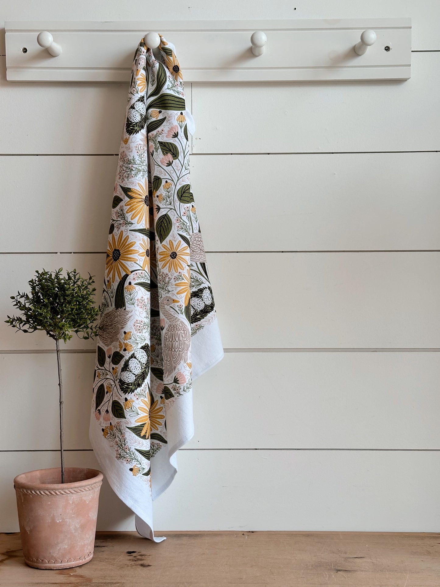 Spring Time Oversize Tea Towel