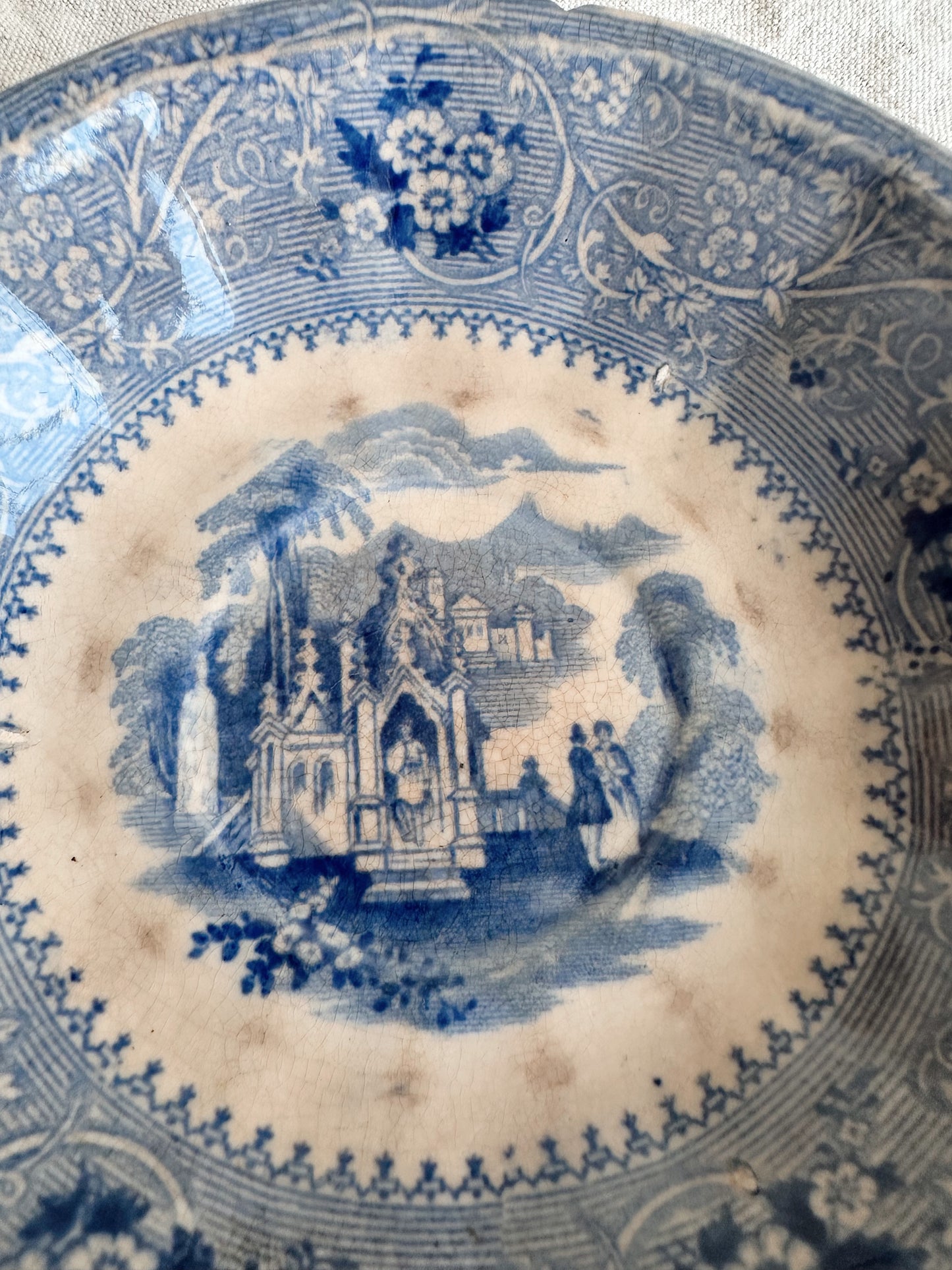 Beautiful Antique Ironstone Dish