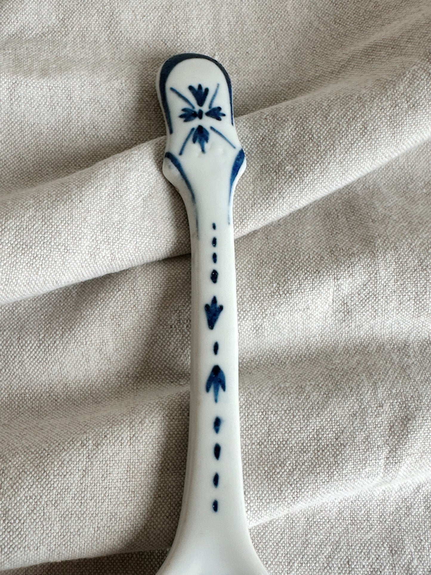 Antique Onion Ware Serving Spoon