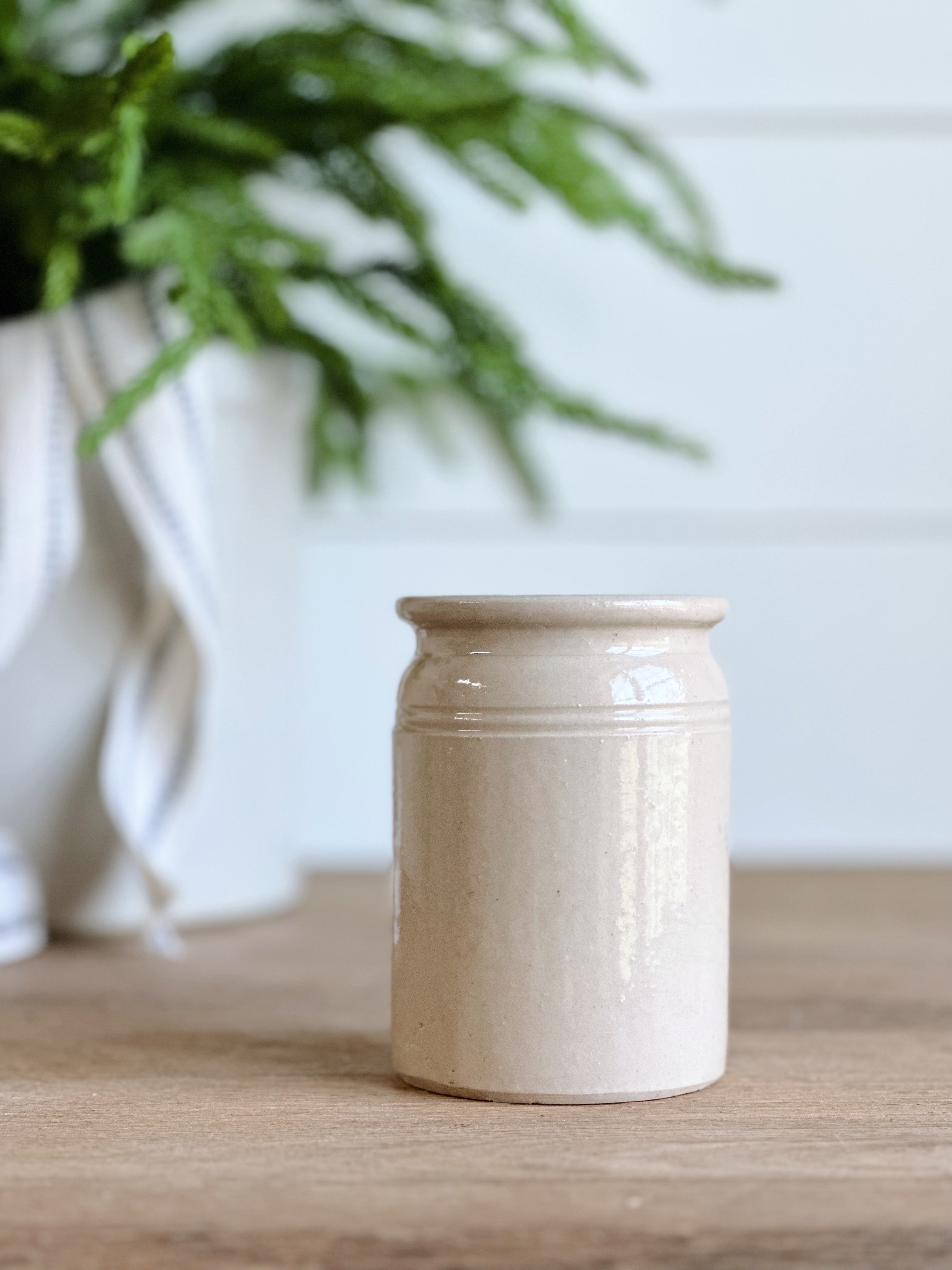 You Choose the Scent - Roll Top Crock Vintage Vessel Candle