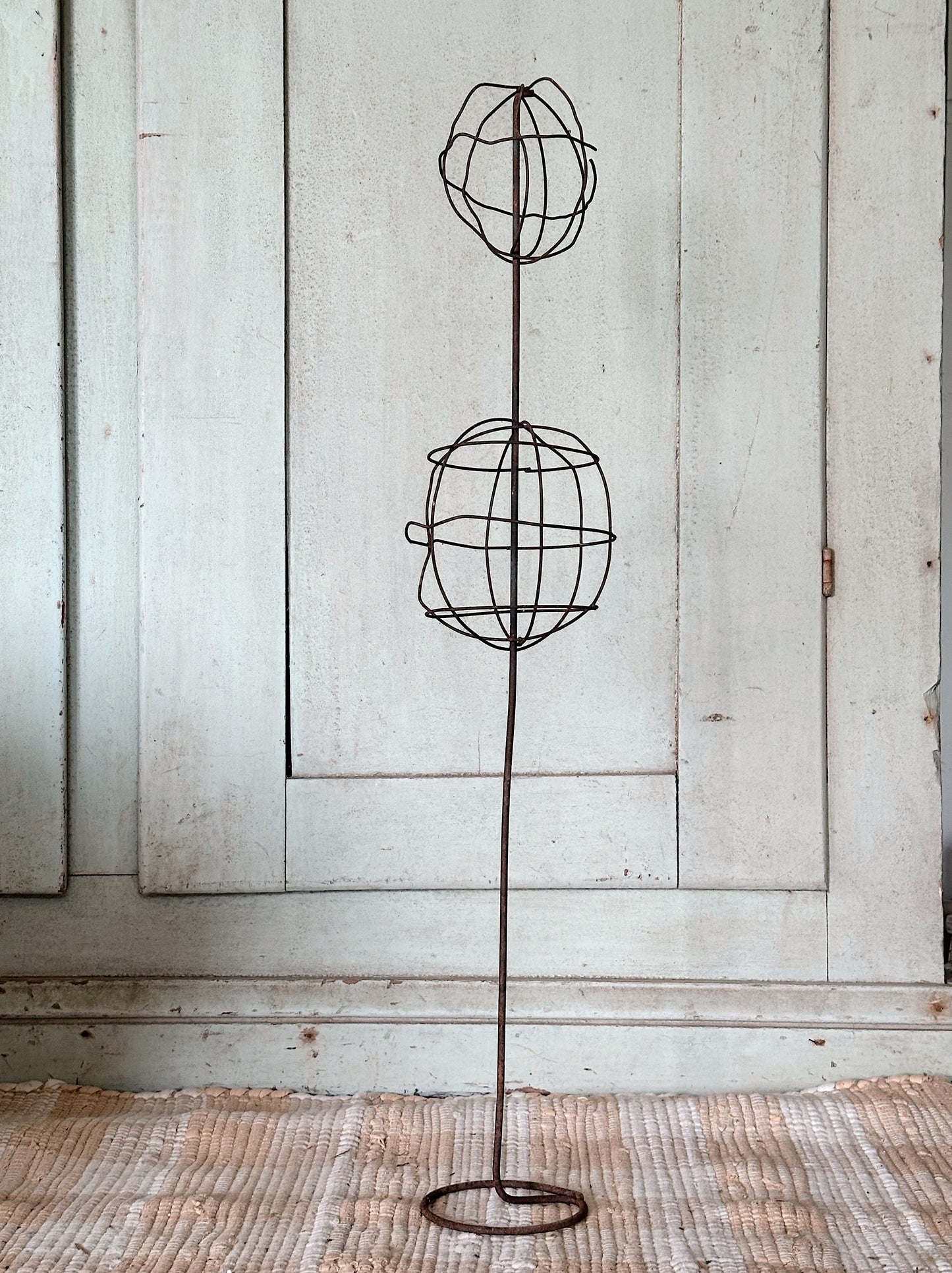Vintage Metal Wire Topiary Form