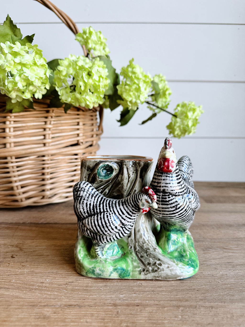 You Choose the Scent - Chicken Planter Vintage Vessel Candle