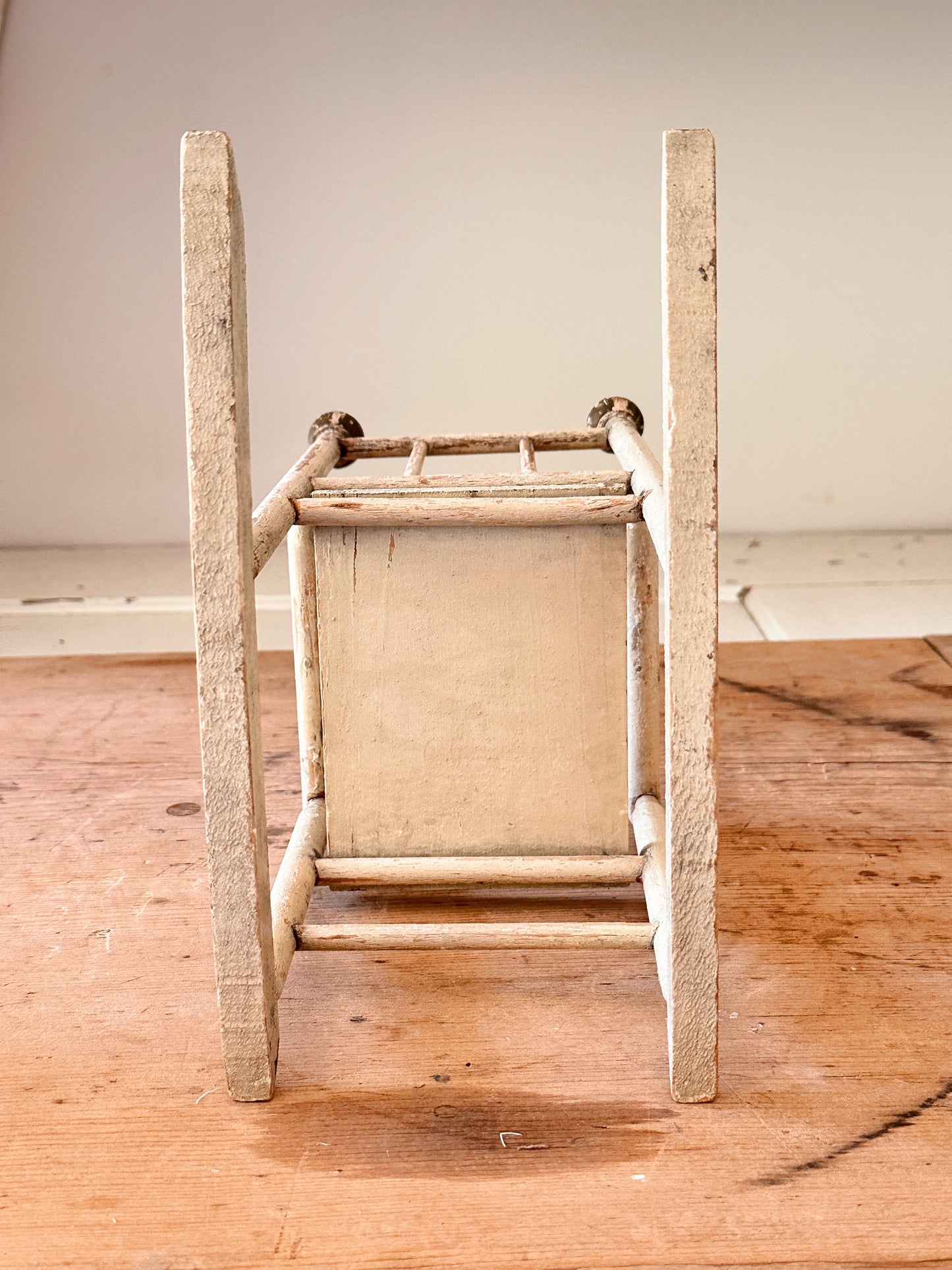 Vintage Wood Doll Rocking Chair