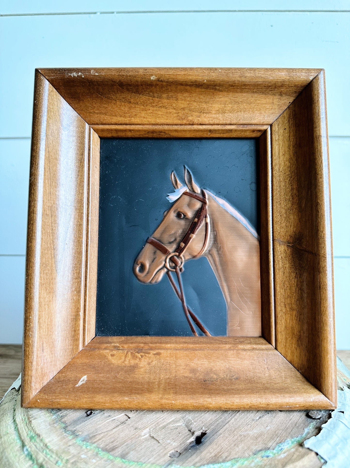 Vintage Coppercraft Horse Wall Hanging