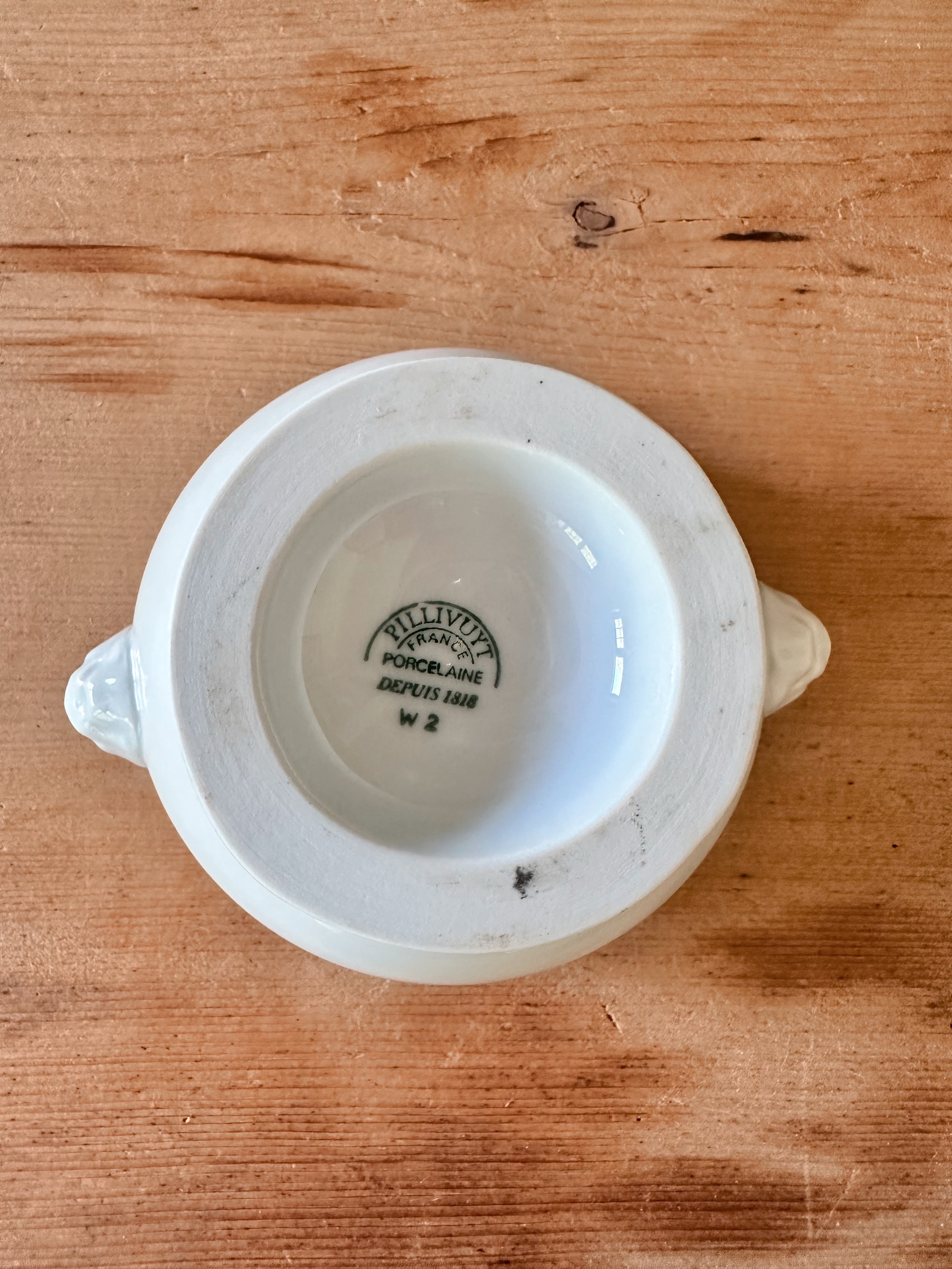 Chose Your Scent Vintage Vessel Candle - 
Vintage French Pillivuyt Porcelain
Lions Head Soup Tureen