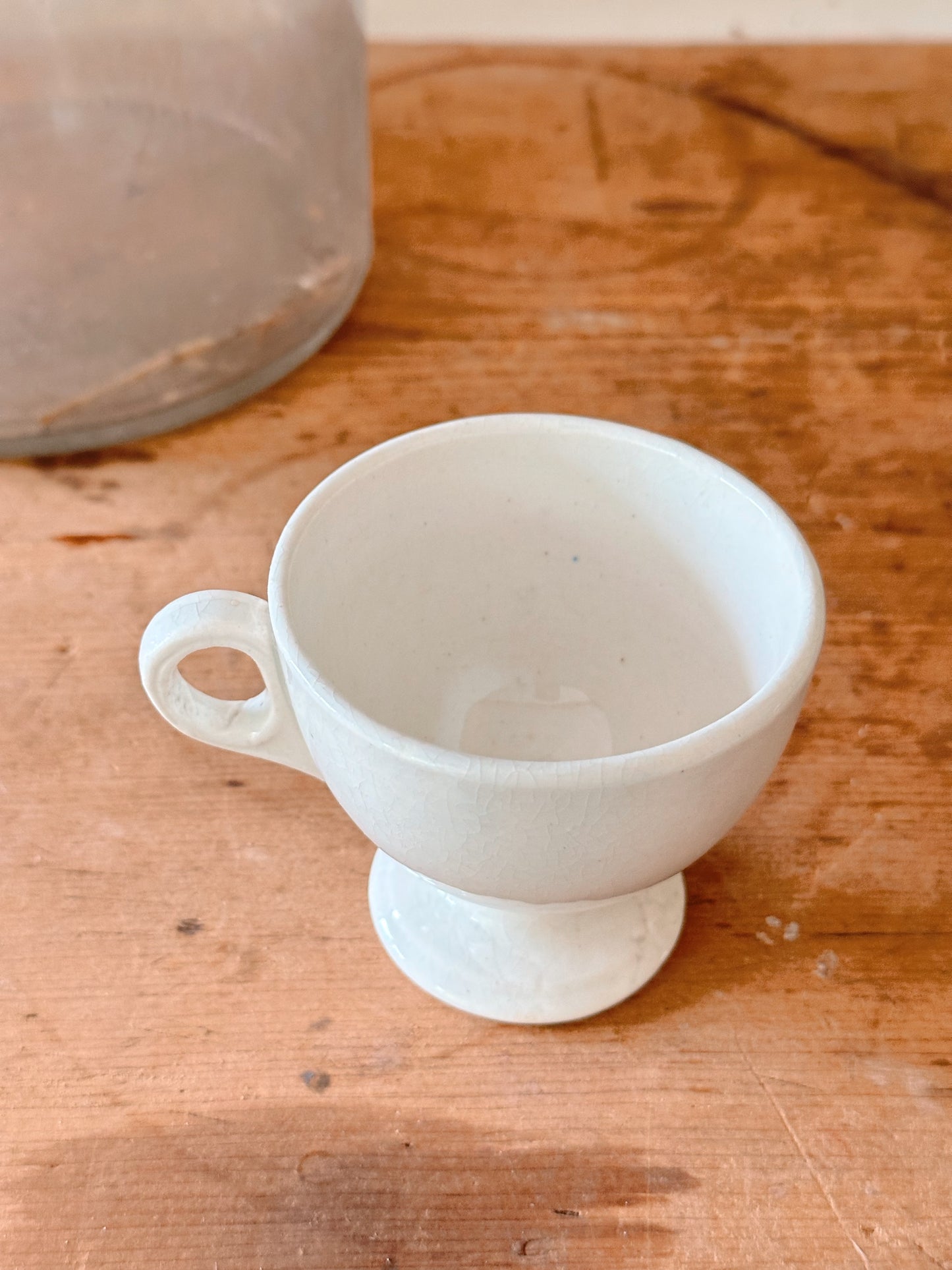 You Choose The Scent Vintage Vessel Candle - Petite Ironstone Cup