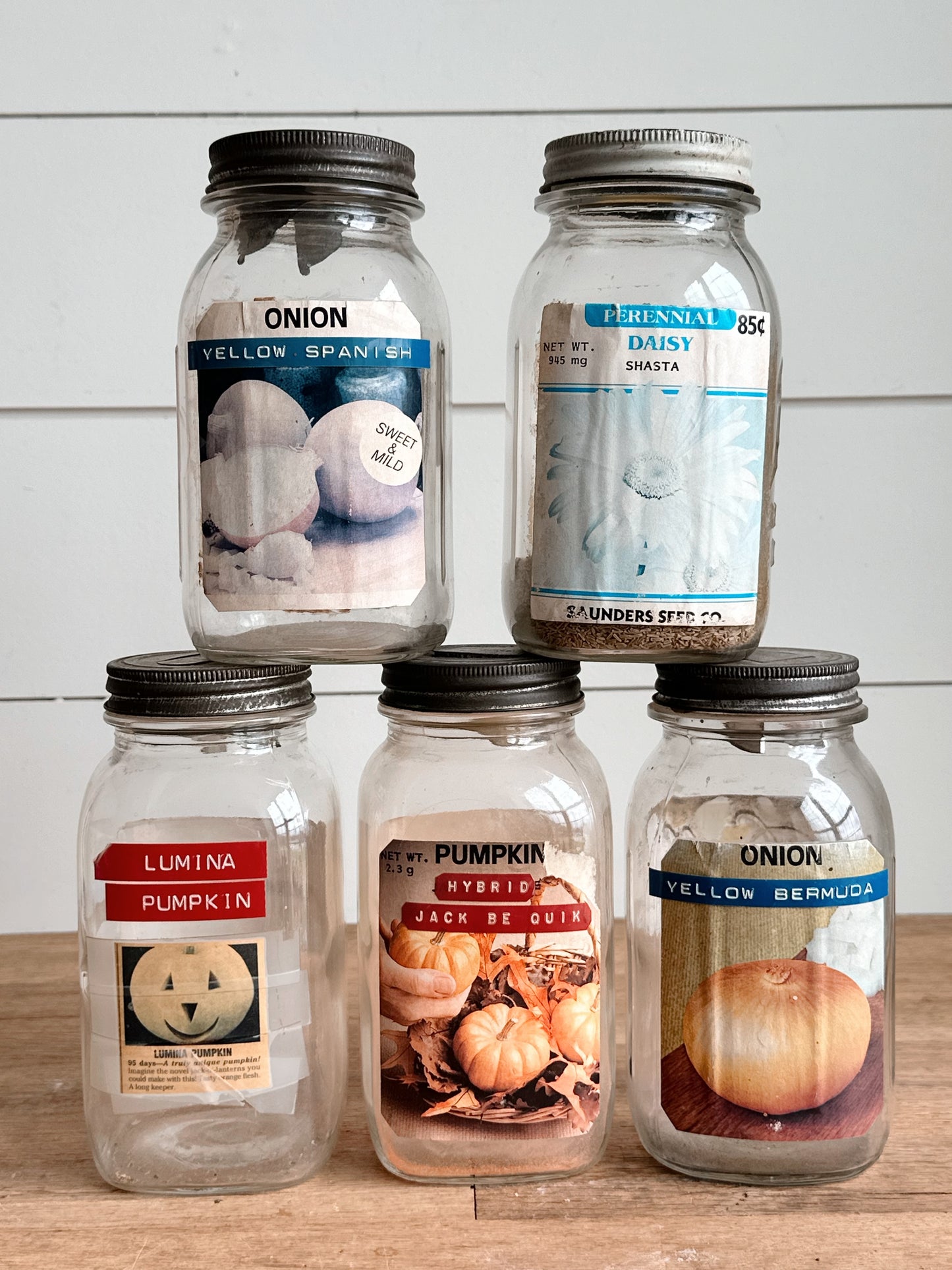 Vintage Seed Jars