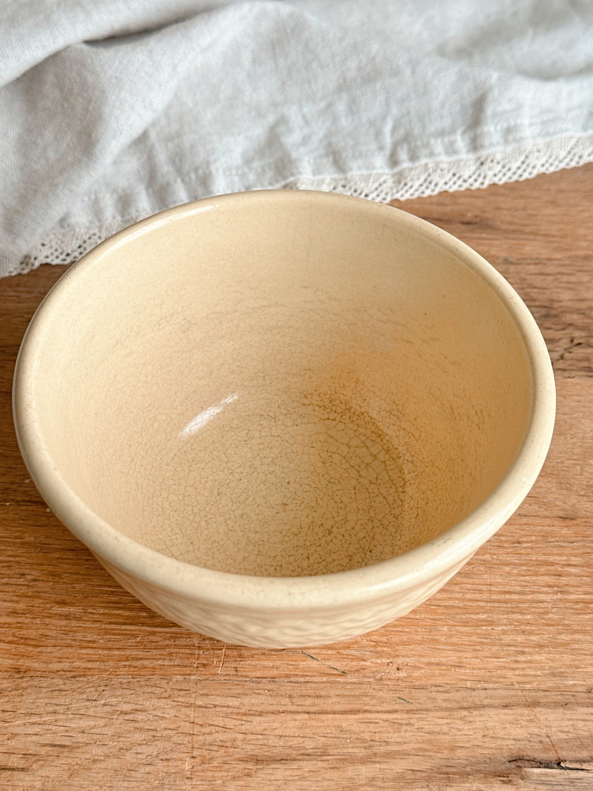 Petite Vintage Stoneware Bowl