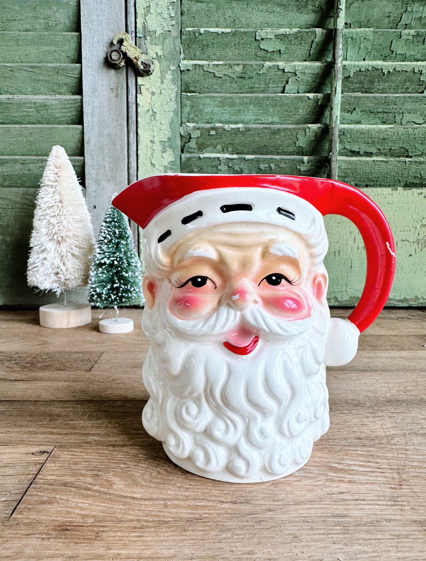 Vintage Santa Pitcher