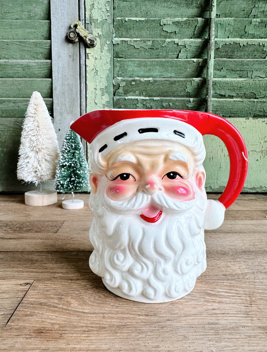 Vintage Santa Pitcher