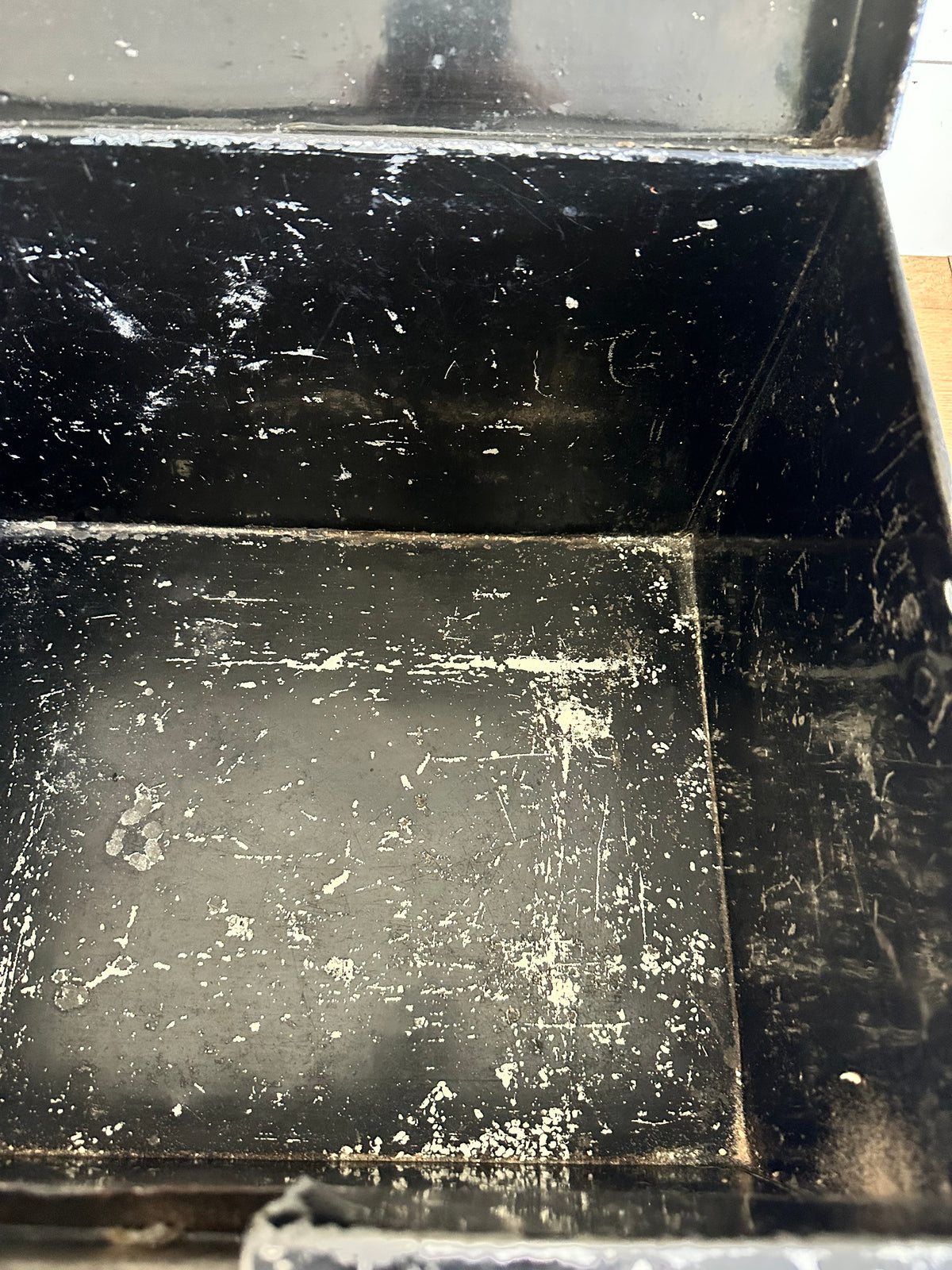 Vintage Equestrian Themed Iron Box