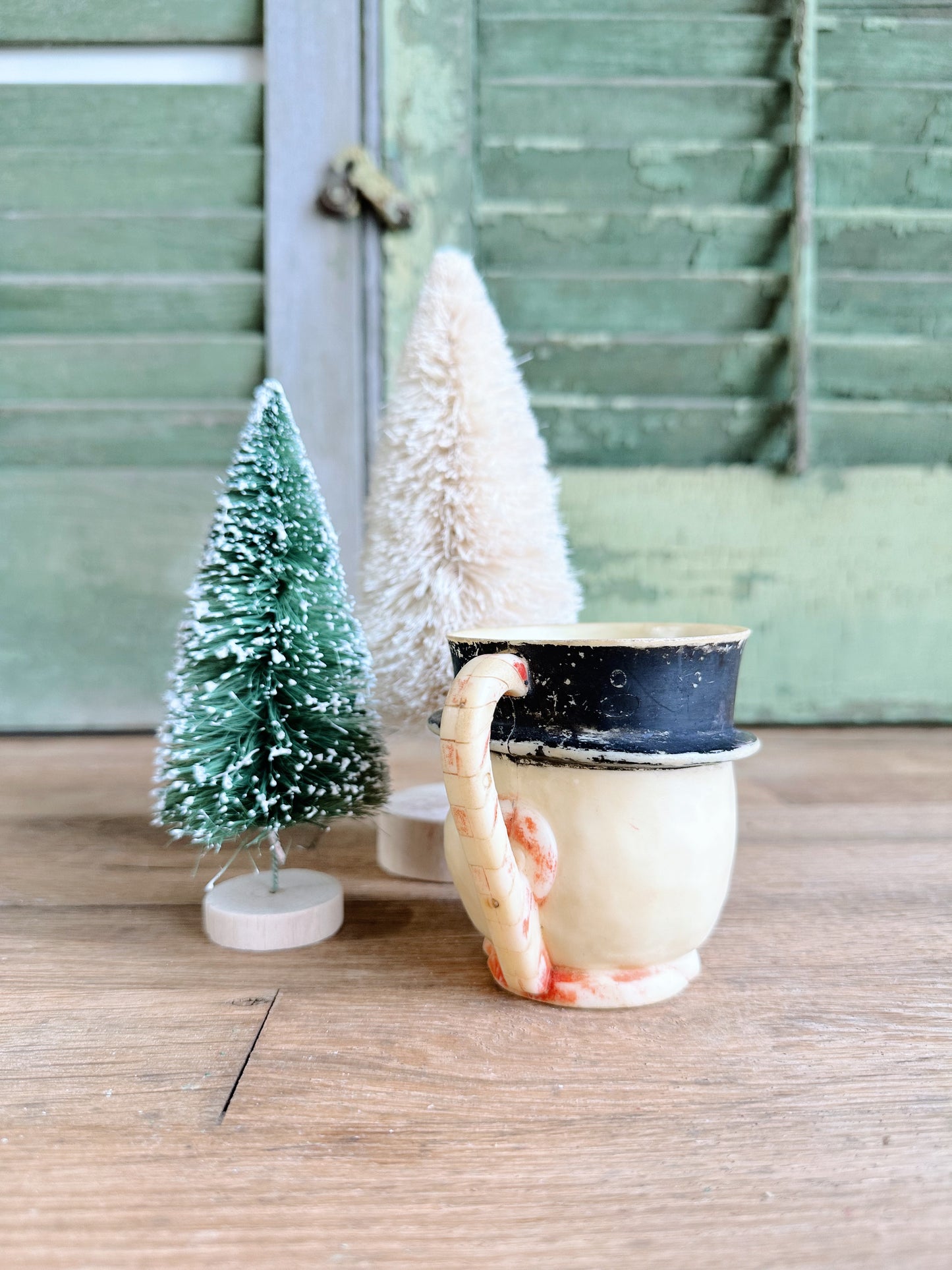 Vintage Snowman Cup