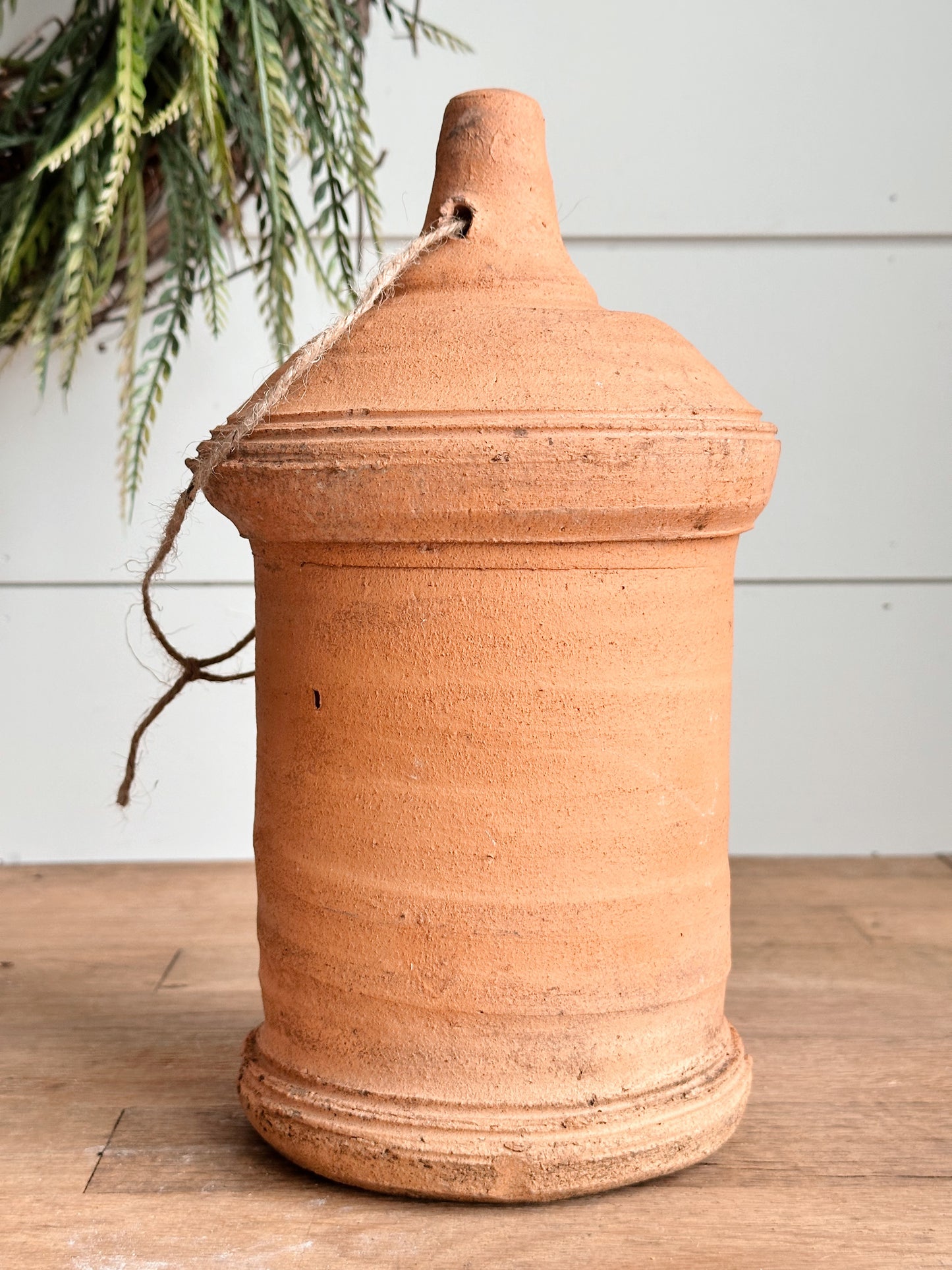 Vintage Terra Cotta Bird House