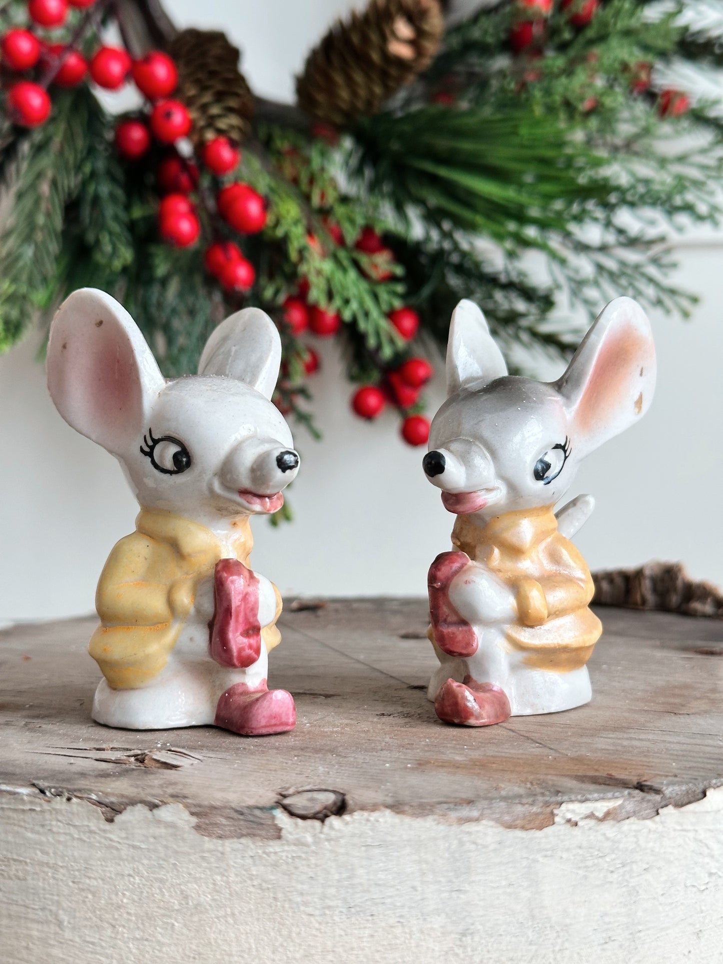 Pair of Vintage Mice, Japan