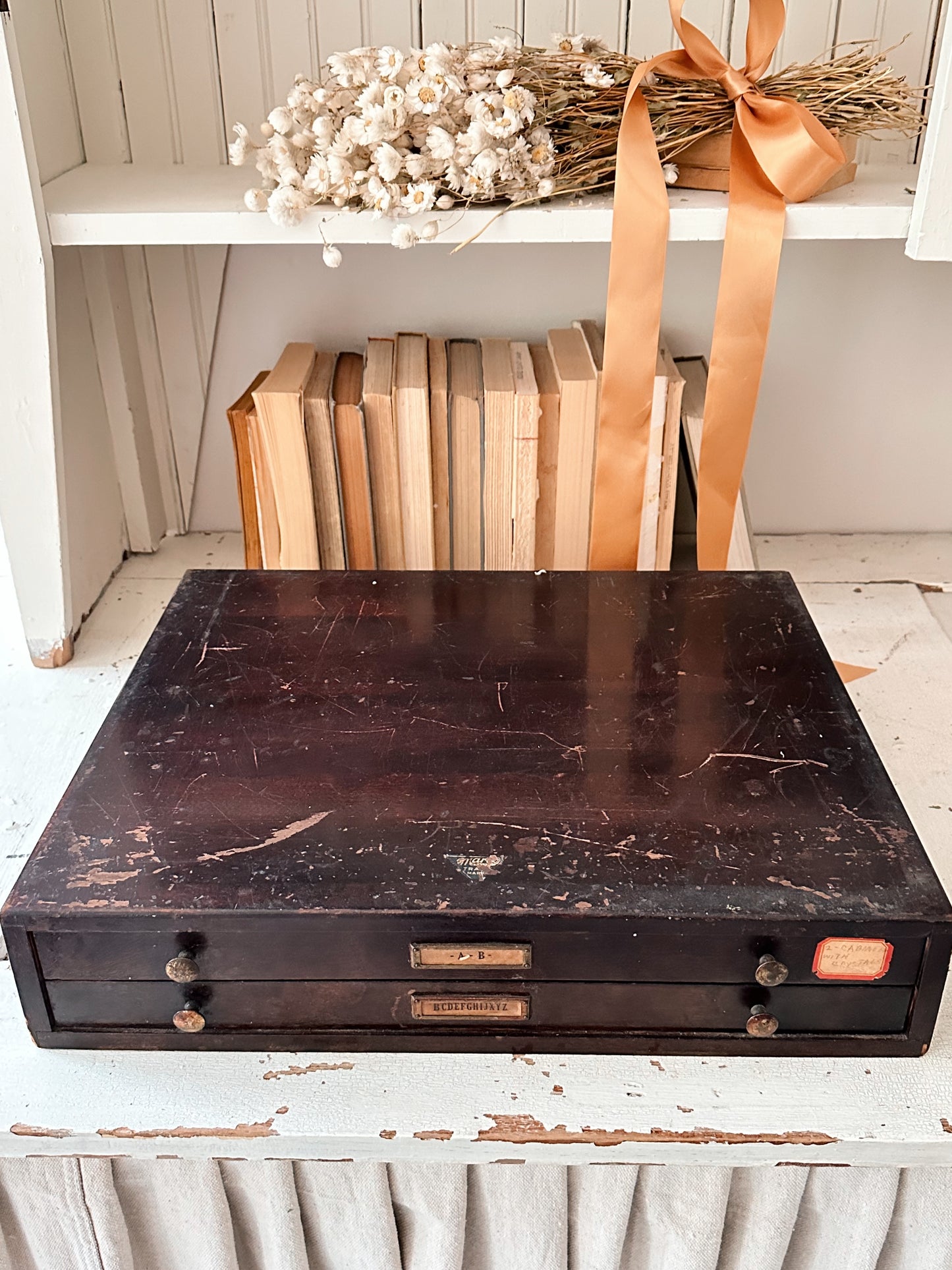 Antique Watch Crystal Cabinet