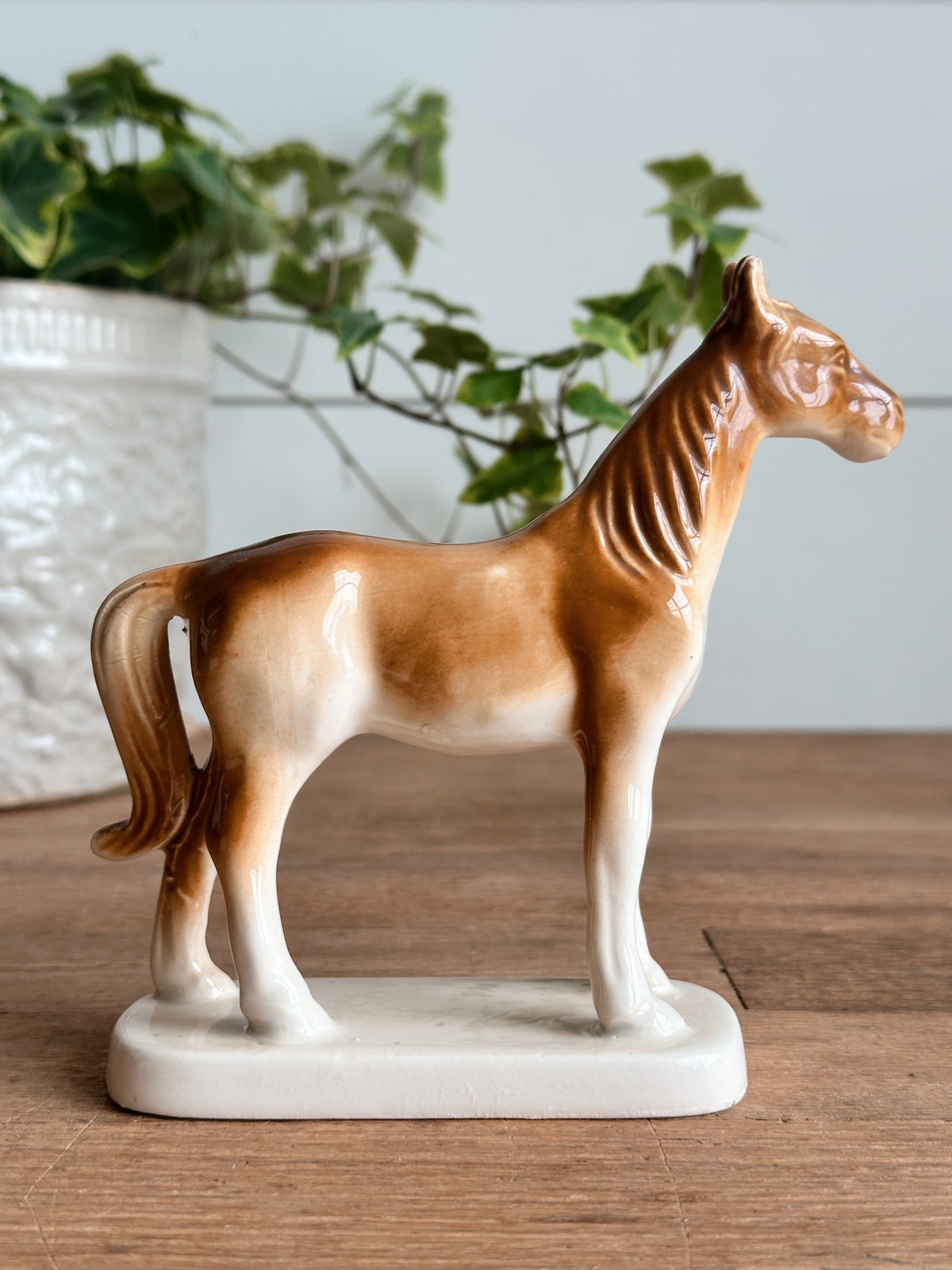 Vintage Porcelain Horse (Japan)
