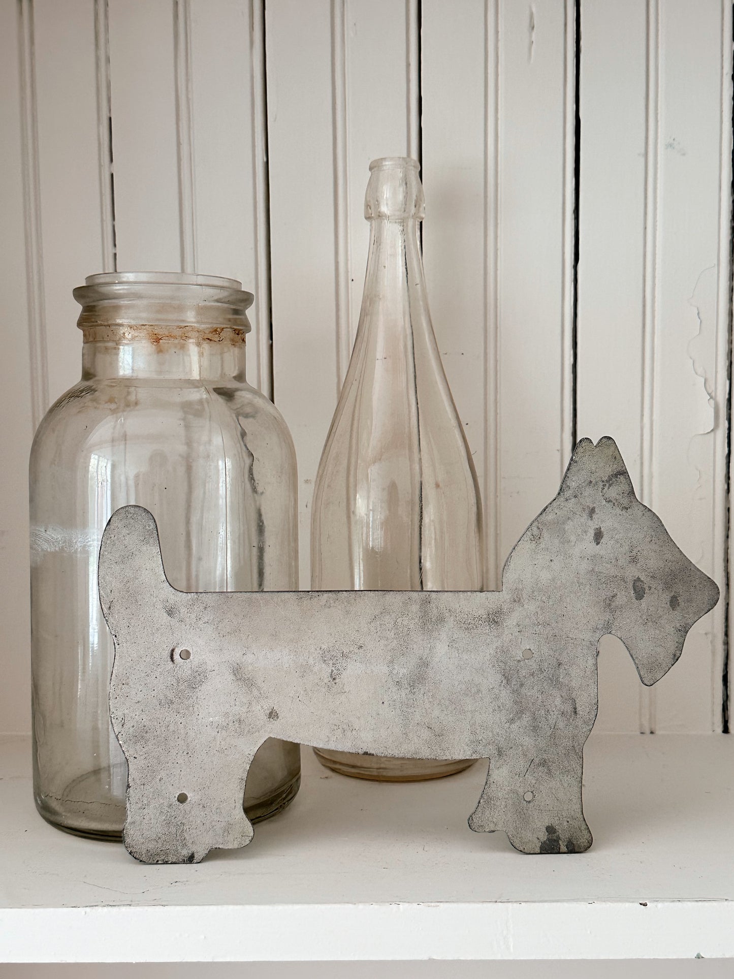 Vintage Metal Scottie Dog Cut Out