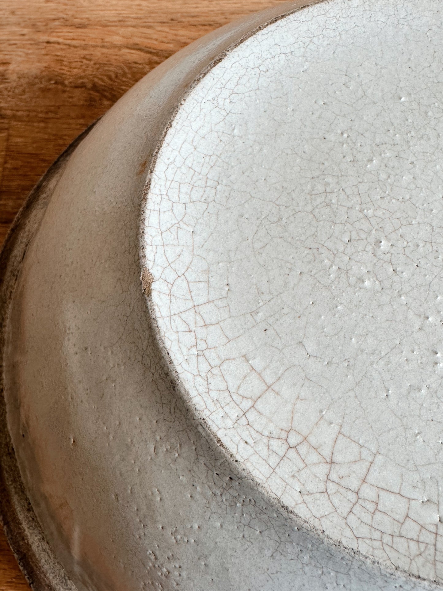 Vintage Picket Fence Stoneware Bowl