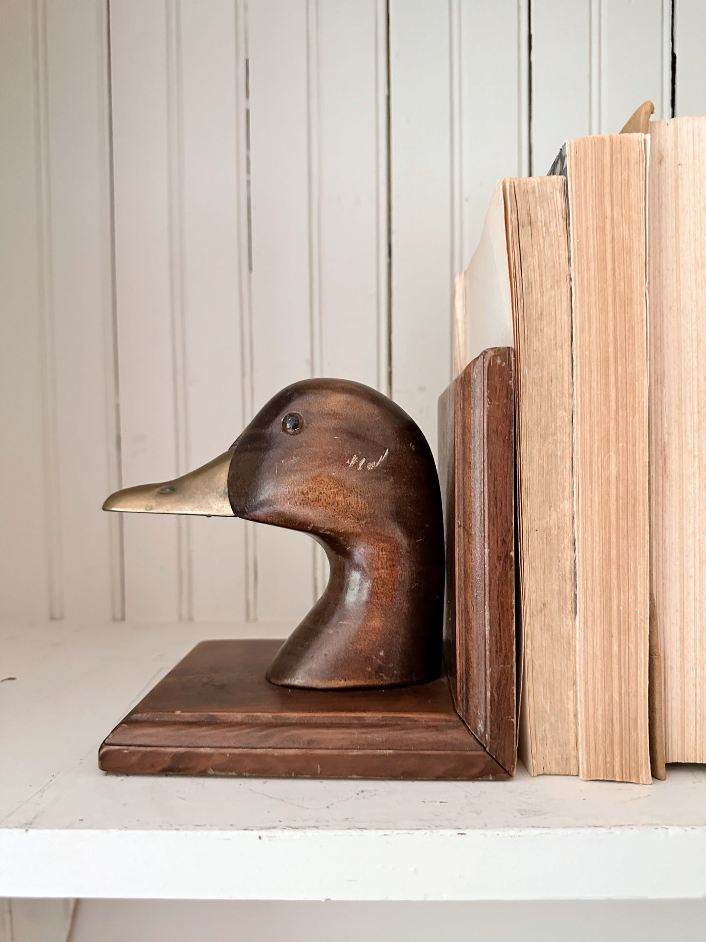 Vintage Duck Bookends