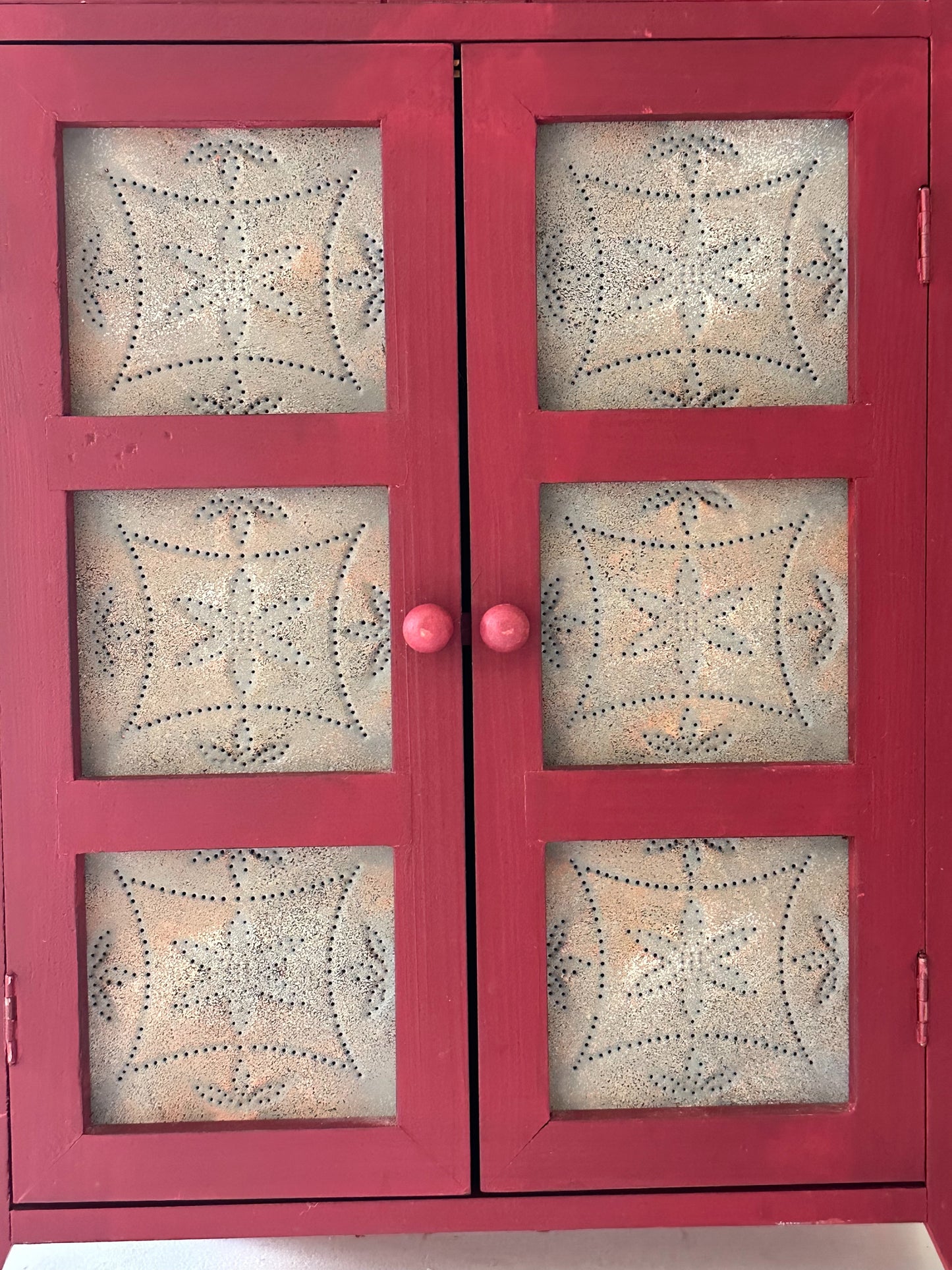 Vintage Tabletop Size Replica Pie Safe