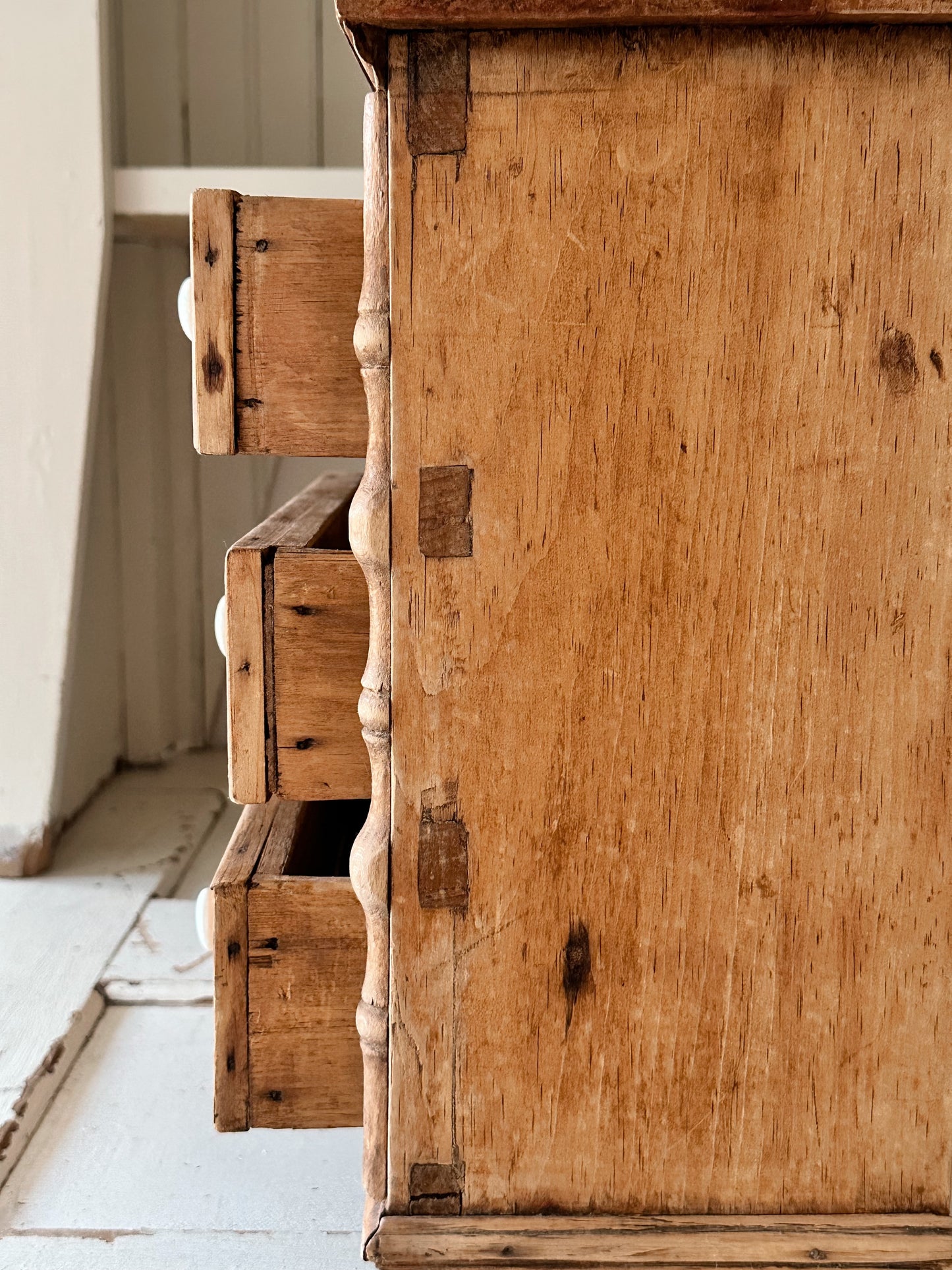 Antique Tabletop Size Pine Dresser