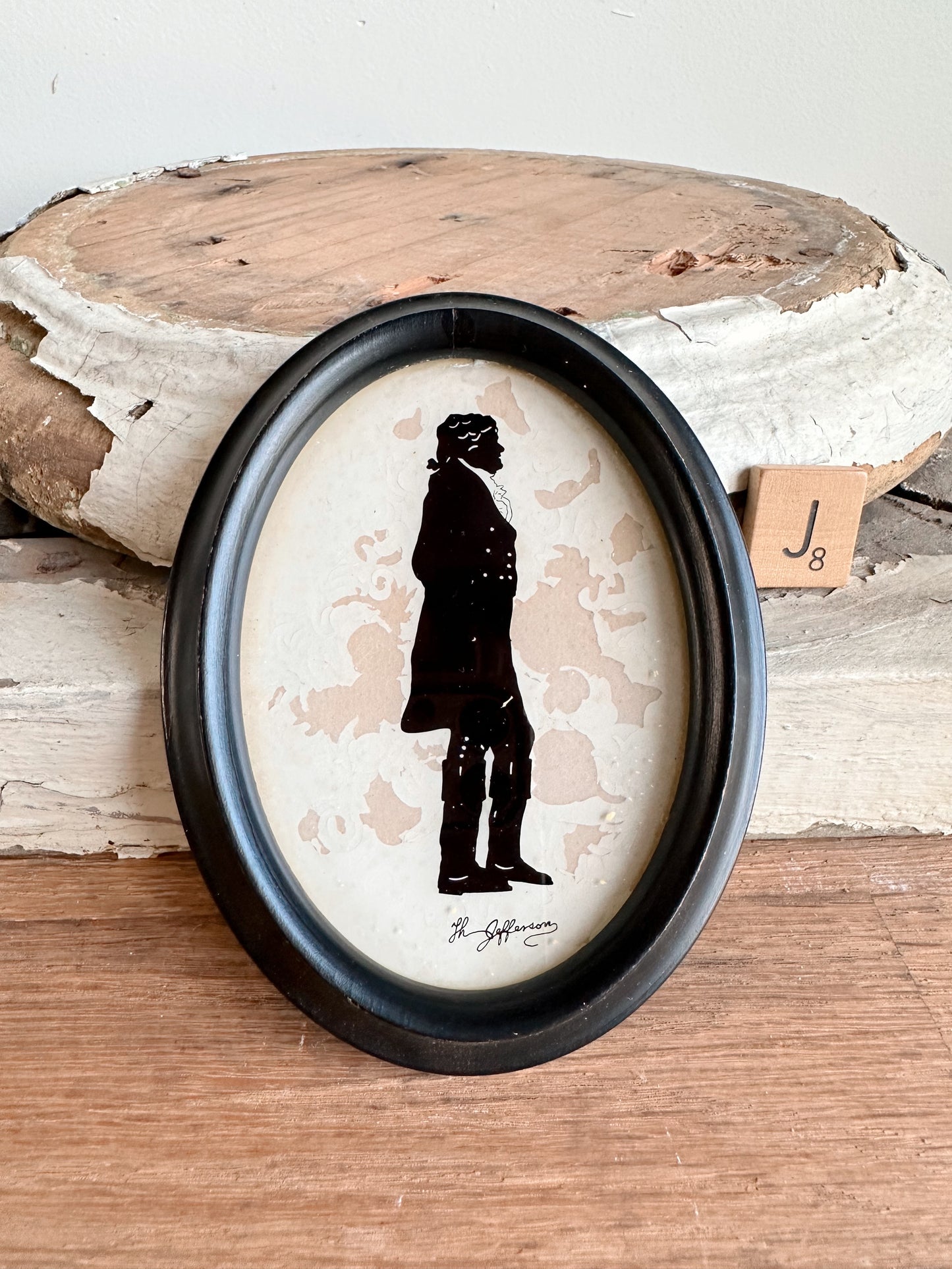 Vintage Thomas Jefferson Silhouette