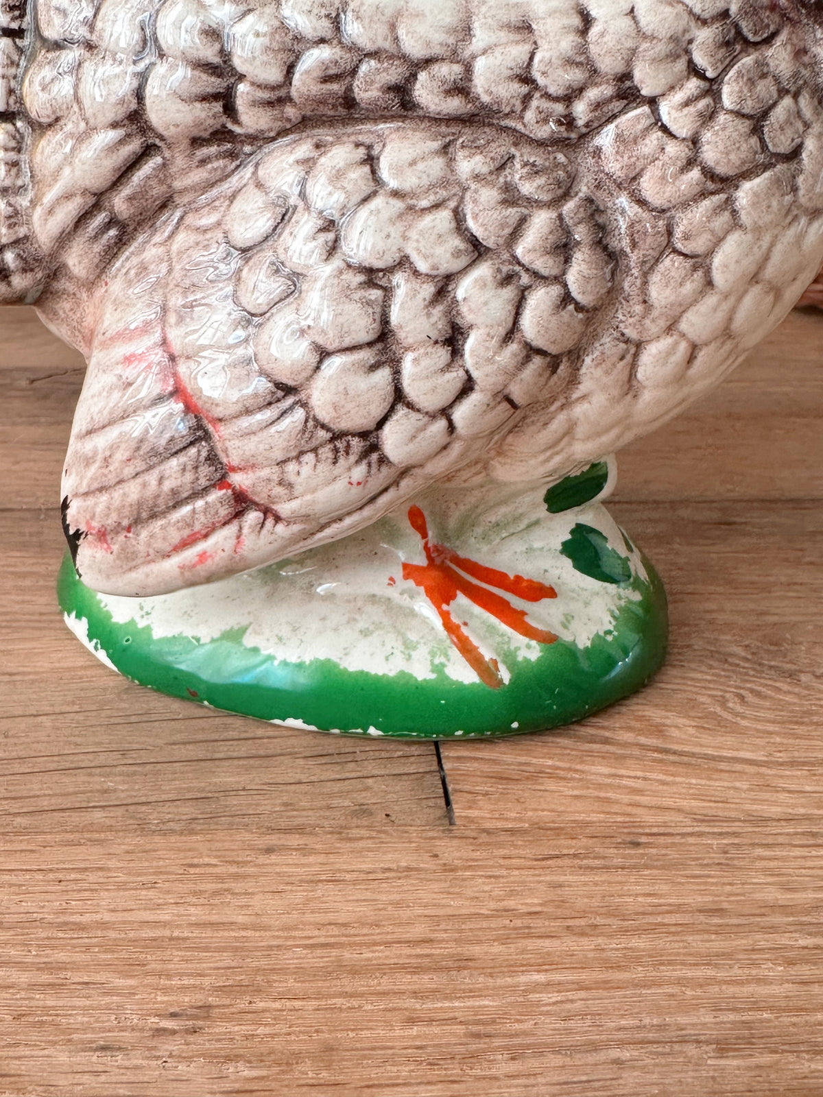 Vintage Turkey Planter