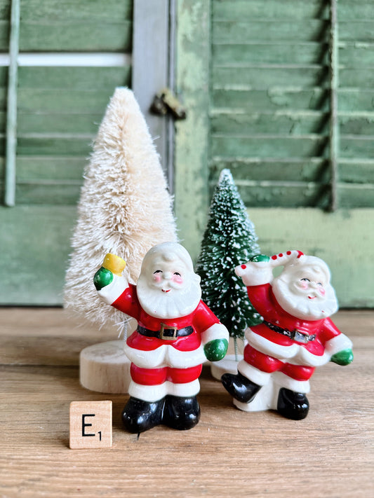 Vintage Santa Salt and Pepper Shakers