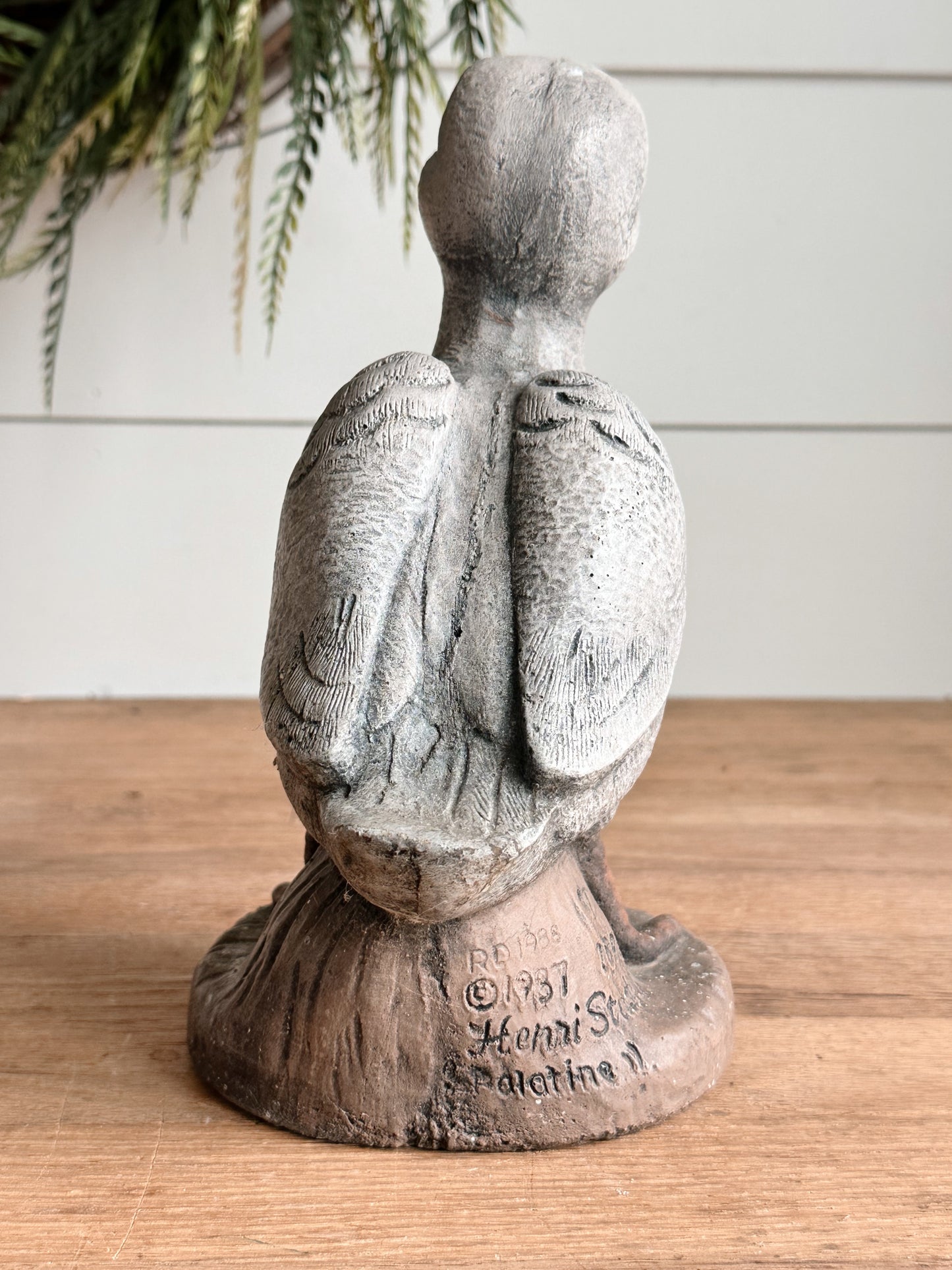 Vintage Concrete Duckling