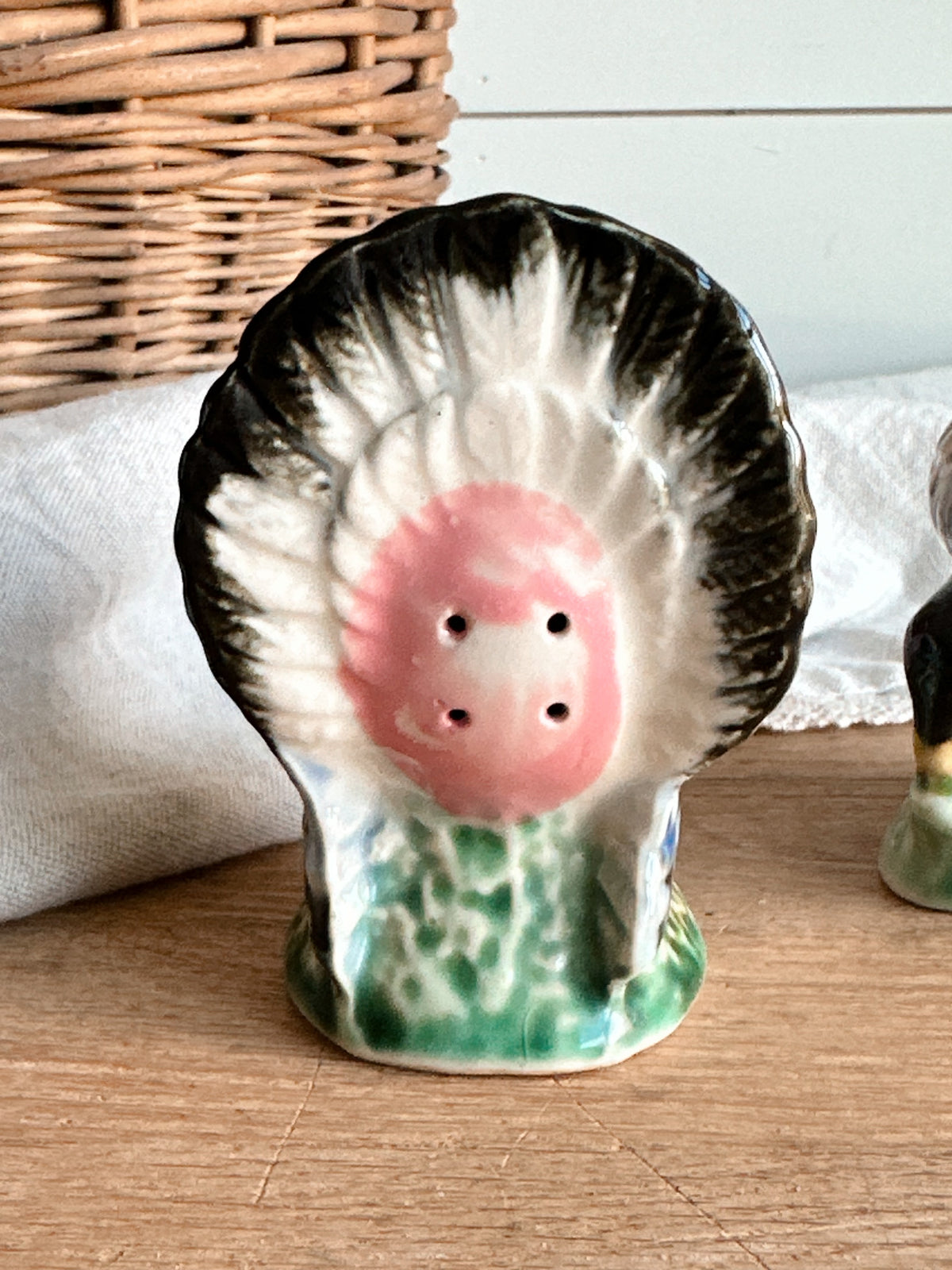 Vintage Turkey Salt & Pepper Shakers, Japan