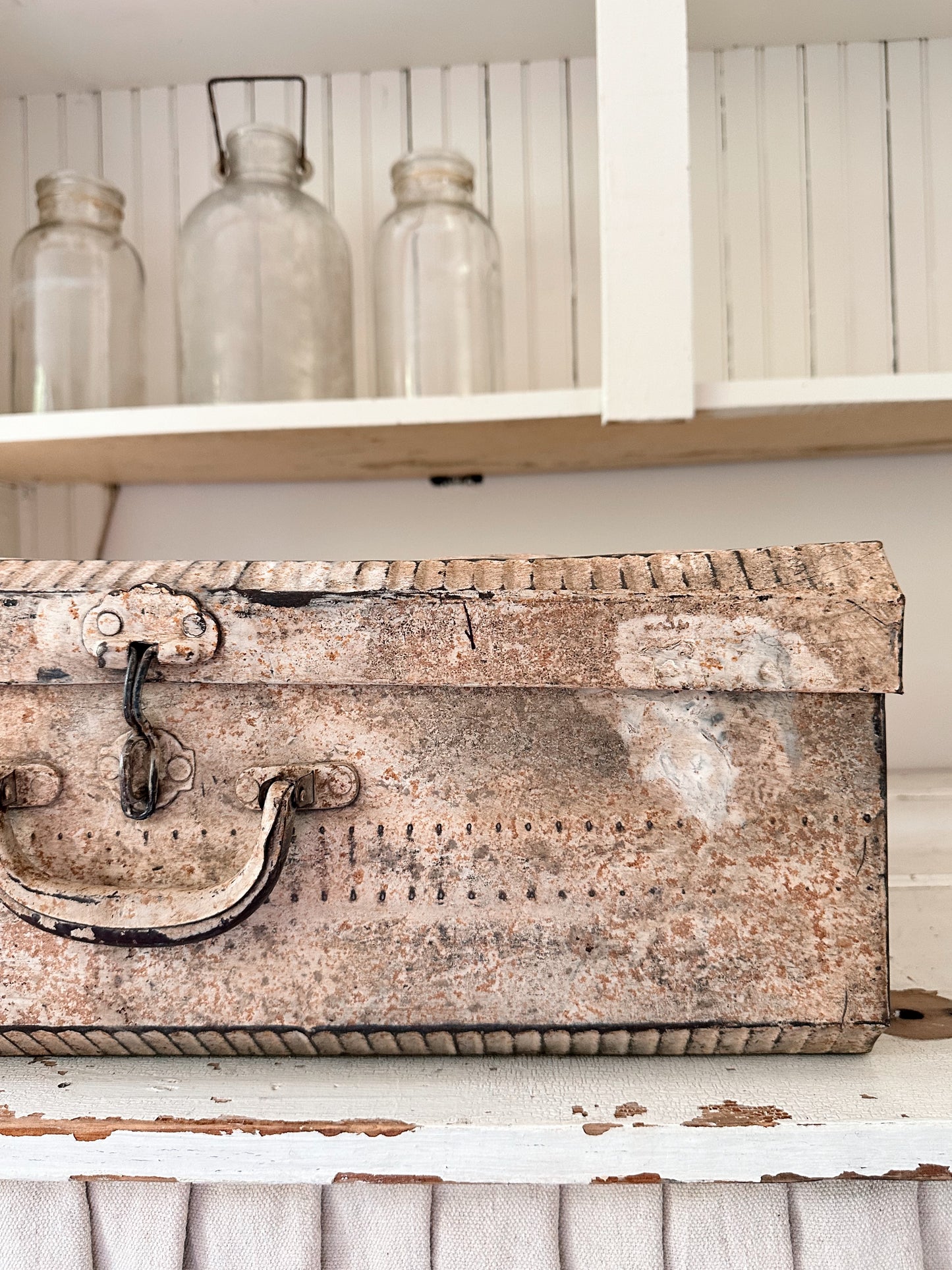 Beautiful Old Metal Trunk