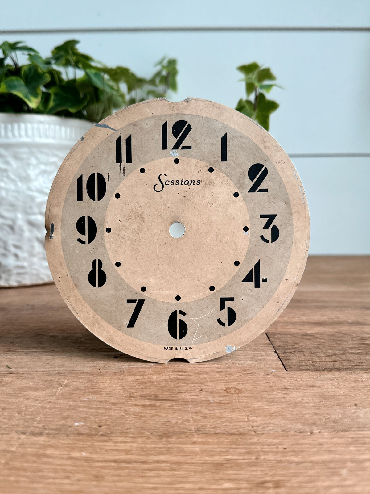 Vintage Sessions Clock Face