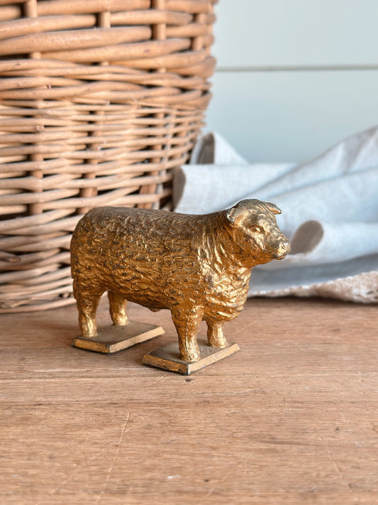 Vintage Cow Trophy Topper