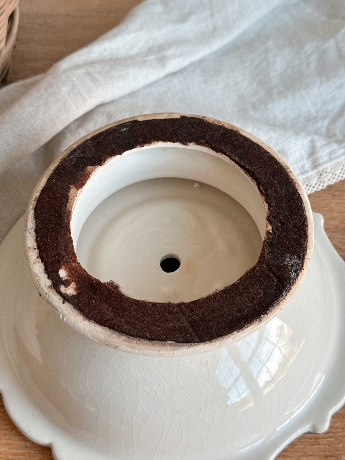 Vintage Porcelain Lamp Base