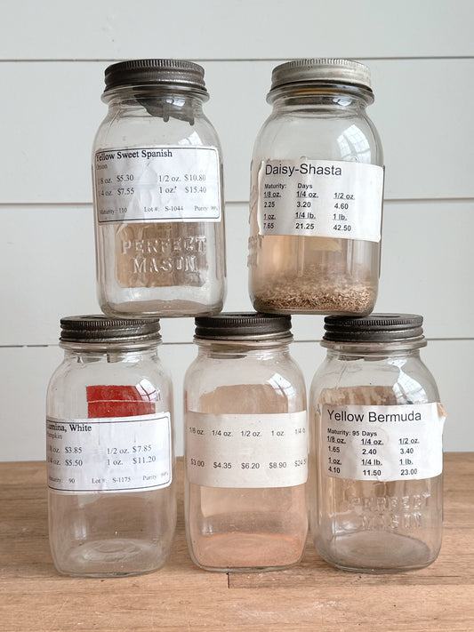 Vintage Seed Jars